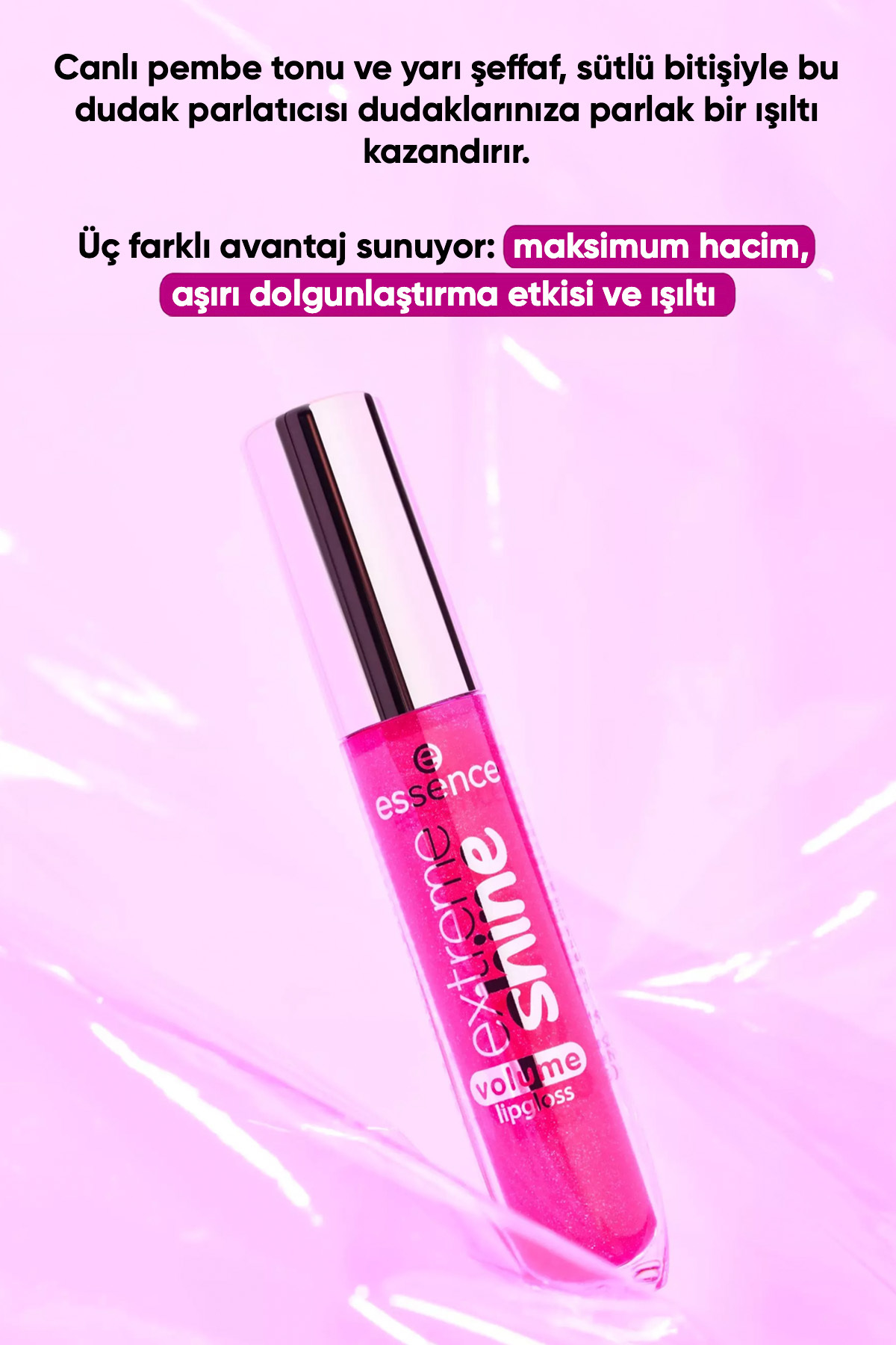 extreme shine volume lipgloss 21 — صورتی 4059729584762 — تصویر 4 از 7