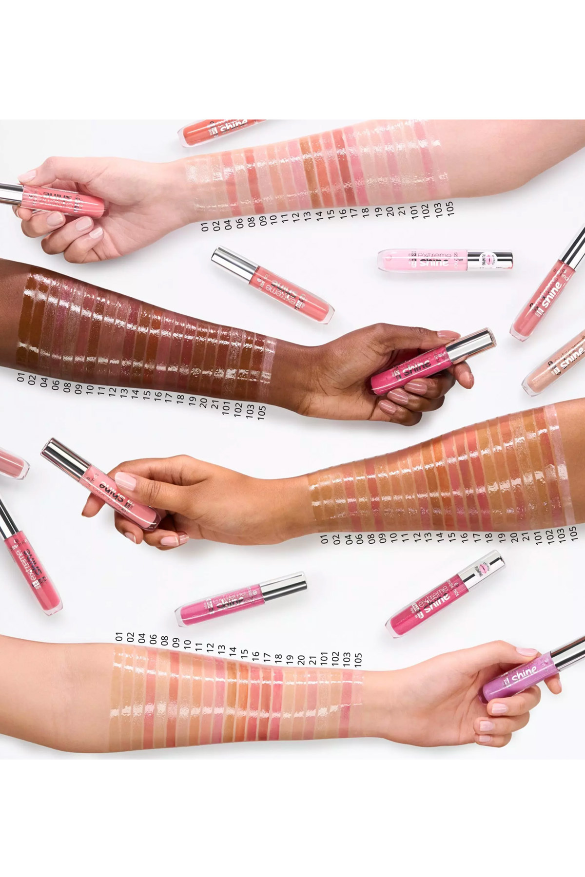 extreme shine volume lipgloss 21 — صورتی 4059729584762 — تصویر 6 از 7