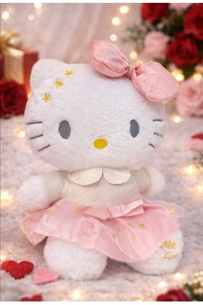 NB market PEMBE KIYAFETLİ HELLO KİTTY PELUŞ OYUNCAK 30CM PELUŞ OYUNCAK TÜYLÜ ...