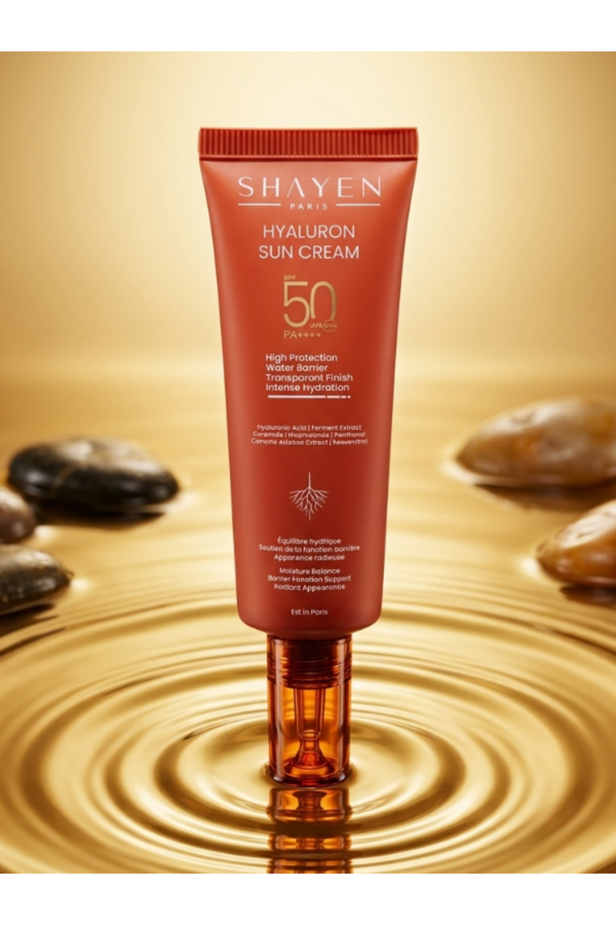 Hyaluron Güneş Kremi - SPF50 - Aydınlatıcı, Leke Karşıtı , ,Yoğun Nemlendirici | Mikro Ferment Teknolojisi 50ml — RPC-0008 — تصویر 8 از 9