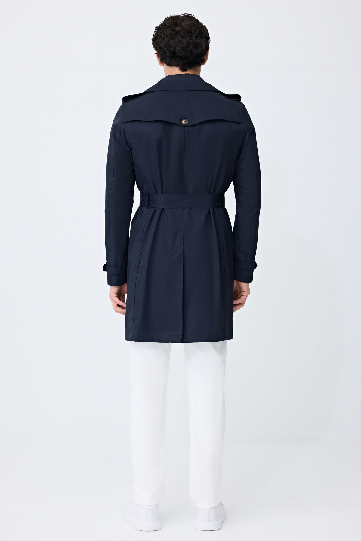Tween Slim Fit Lacivert Pardösü/Trenckot görsel 3