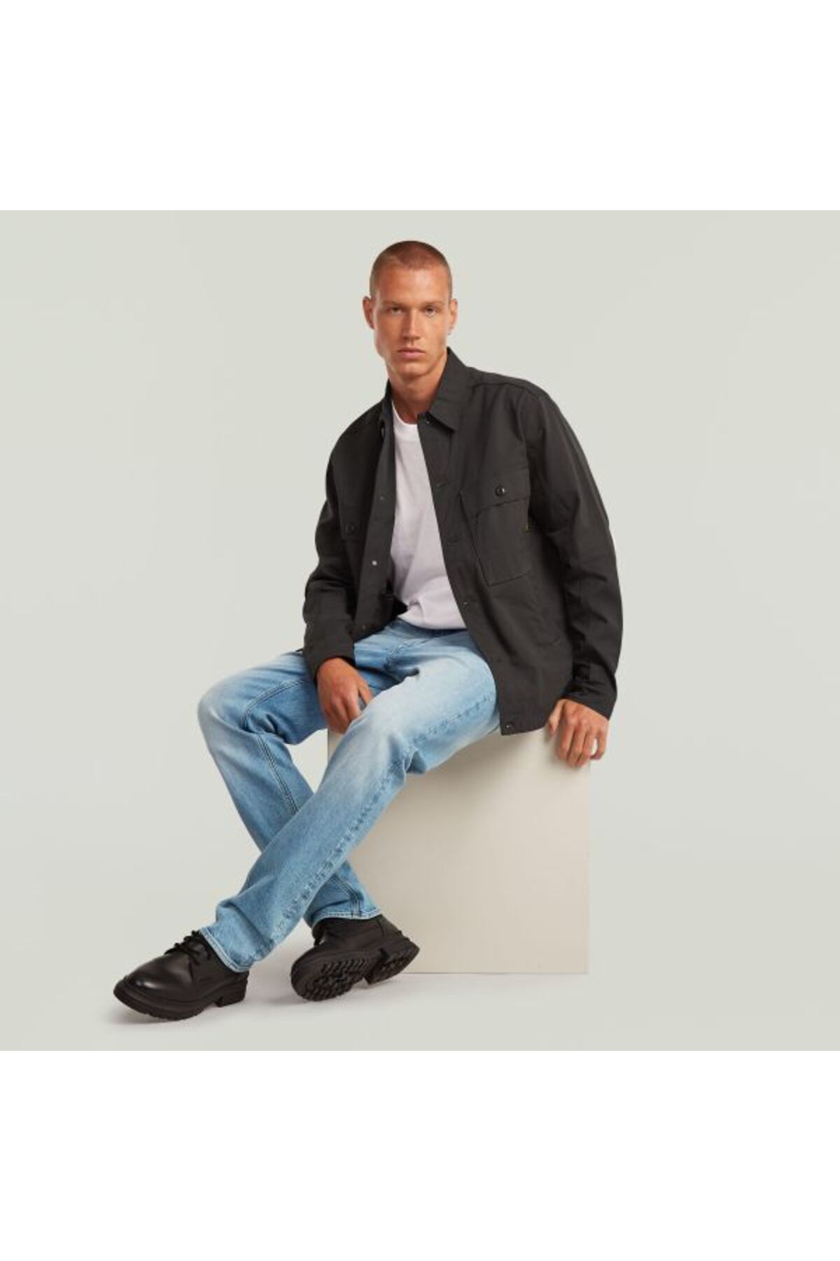 G-STAR RAW Antrasit Erkek Ceket görsel 6