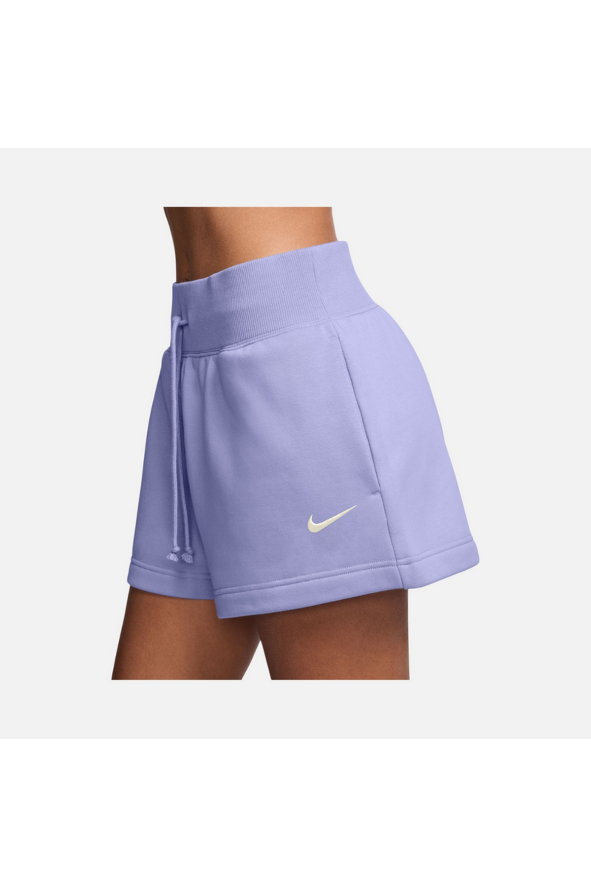 Nike Sportswear Phoenix Fleece Yüksel Belli Bol Şort - Lila