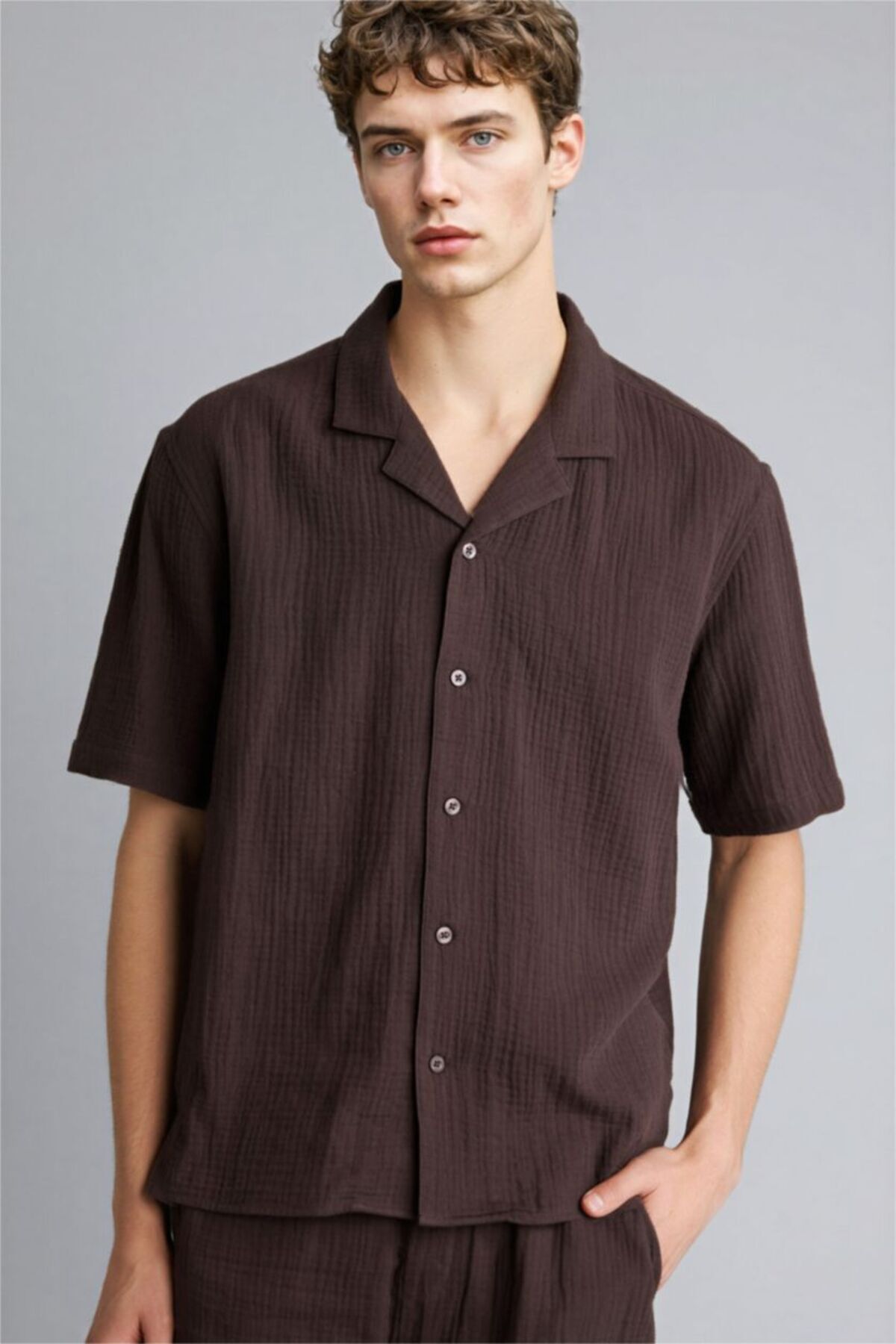 Defacto 100% Cotton Relax Fit Shirt C7578Ax26Sm