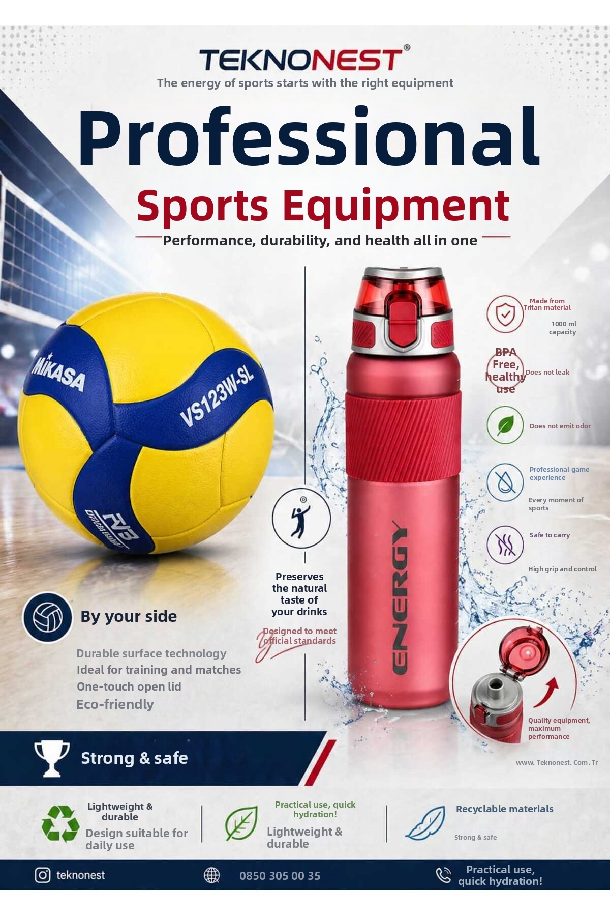 Ballon De Volley Mikasa V333W – Taille 5, 18 Panneaux, Poids Officiel 260-280g, Idéal Salle