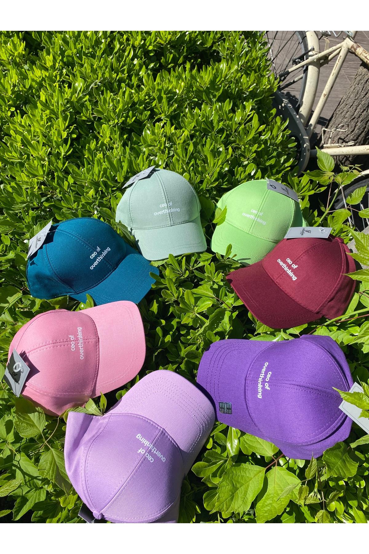 sf collection Unisex Ceo Of Overthinking Baskılı Spor Şapka, Ayarlanabilir Pamuklu Cap Günlük Kombin Şapkası görsel 7