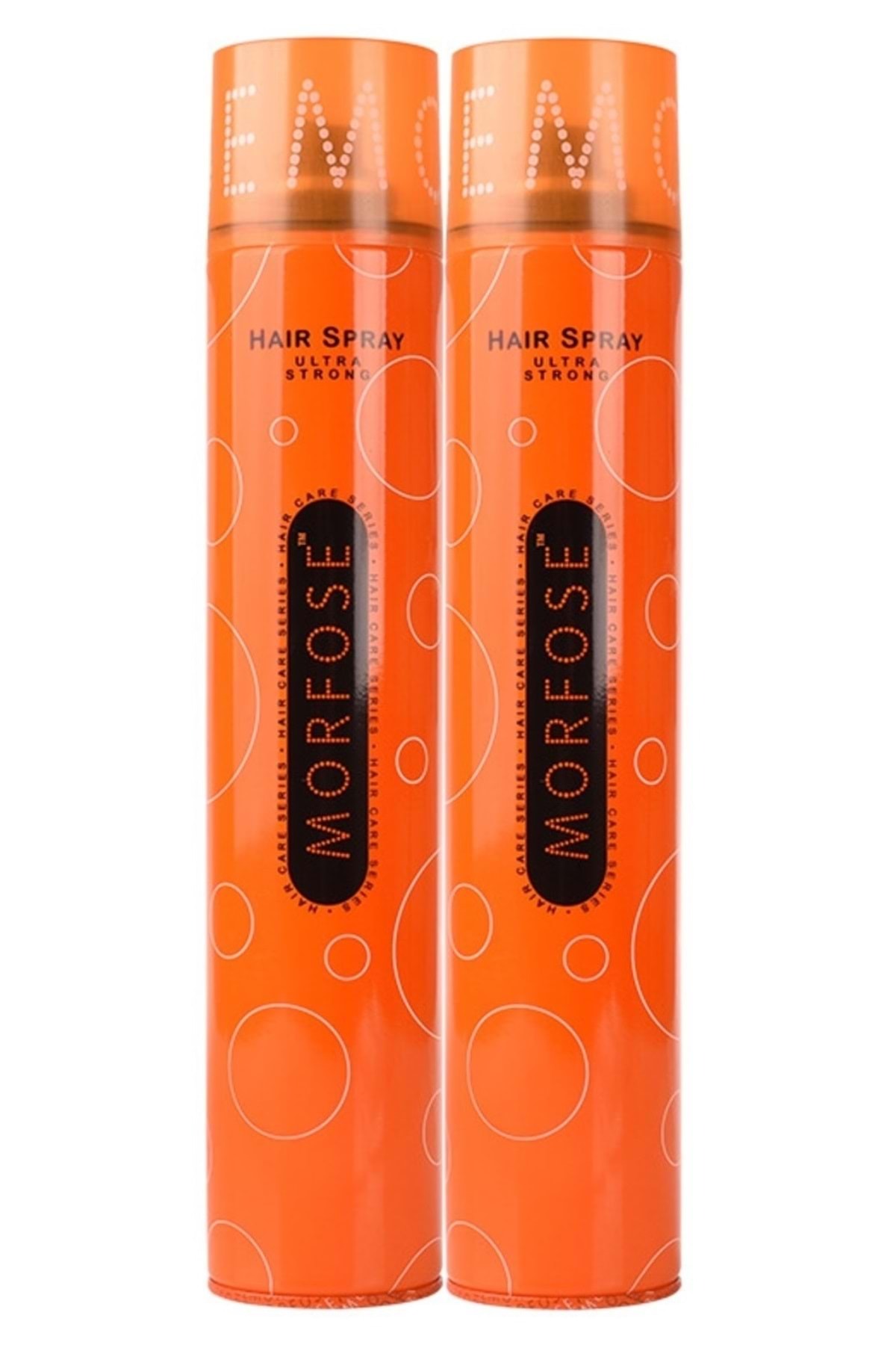 Morfose Saç Spreyi 400ML Ultra Sert (Turuncu) (2 Li Set) — PAKETMORFOSE001