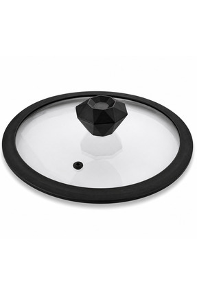 arcaK2 Diamond 26 cm silikon kenarlı cam kapağı ve elmas tepe ile beraber