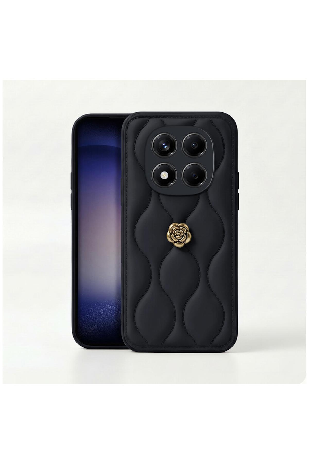 ユ*キ様 Xiaomi RedmiNote14 Pro5G美品ケース付 Pro Aksesuar Xiaomi Redmi Note 14 Pro Uyumlu Kılıf Çiçekli Dalgalı