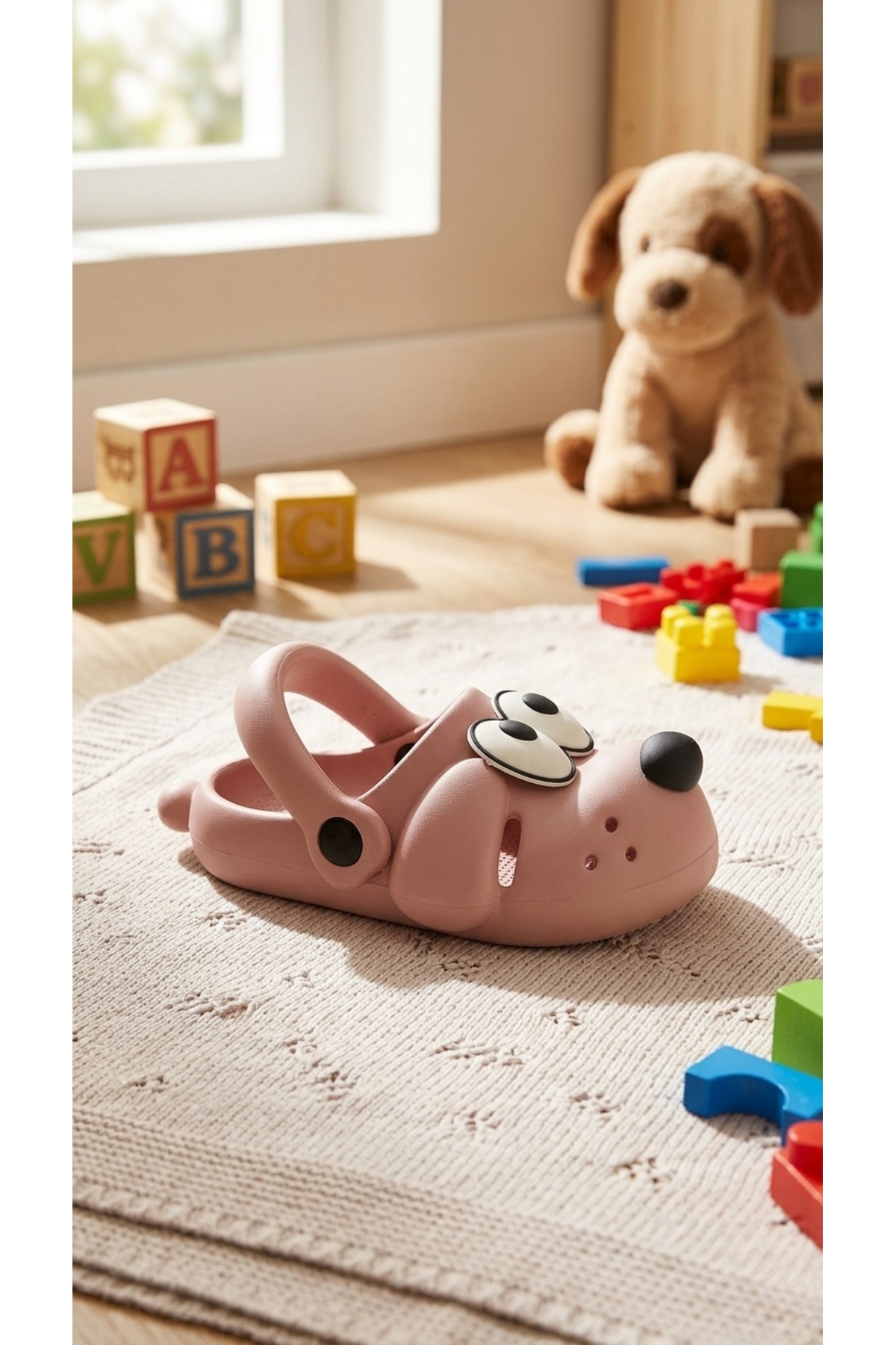 Günlük Bahçe Sahil Plaj Kreş Sevimli Unisex Çocuk Terlik Kum