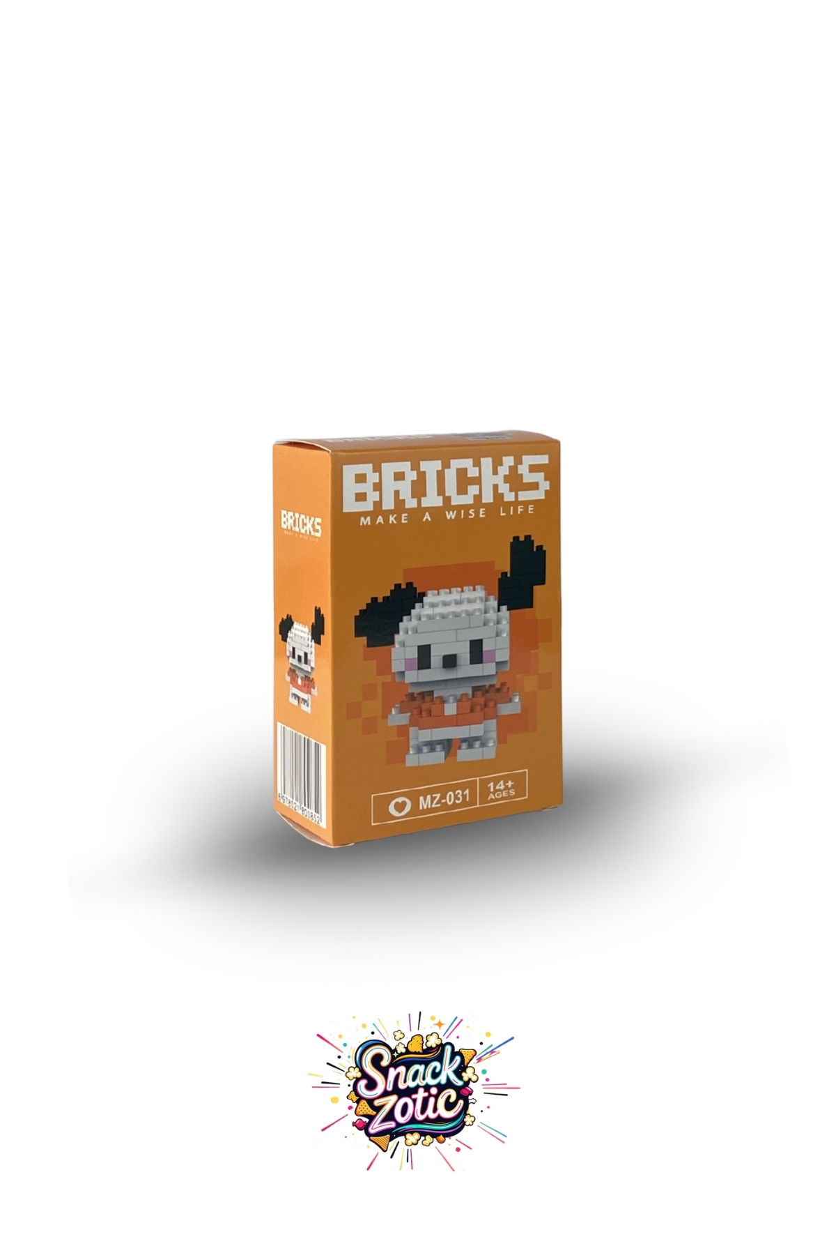 Bricks SNACKZOTIC BIRCKS POCHACCO 3D MİKRO BLOK LEGO - Fiyatı