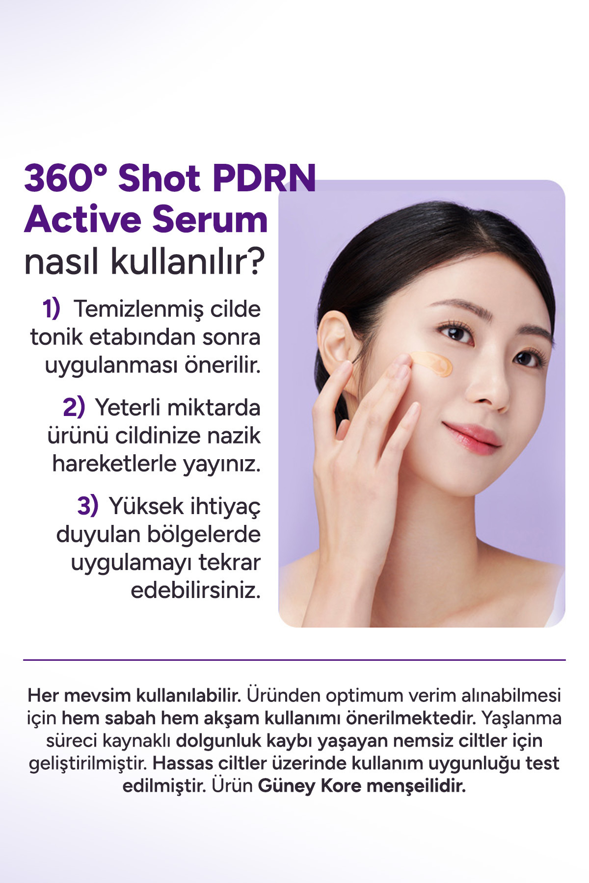 360º Shot PDRN Active Serum / Toparlayıcı Somon Dna Serumu 50ml — TYCZR1JT2N172969212143551 — تصویر 8 از 8