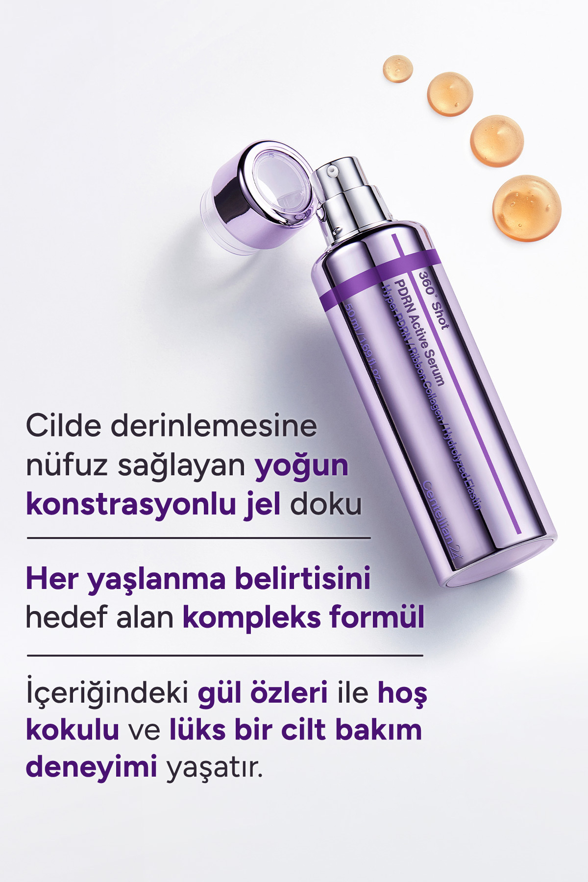 360º Shot PDRN Active Serum / Toparlayıcı Somon Dna Serumu 50ml — TYCZR1JT2N172969212143551 — تصویر 7 از 8