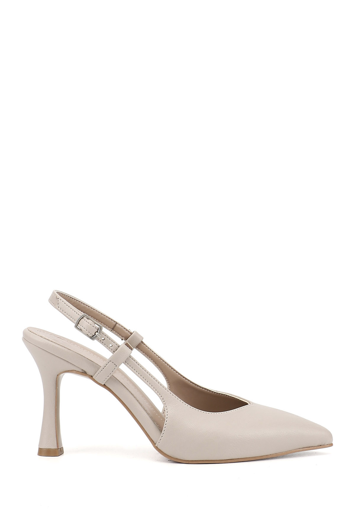 Women's / Girls' Skin Slim Heels Open-Back Shoes