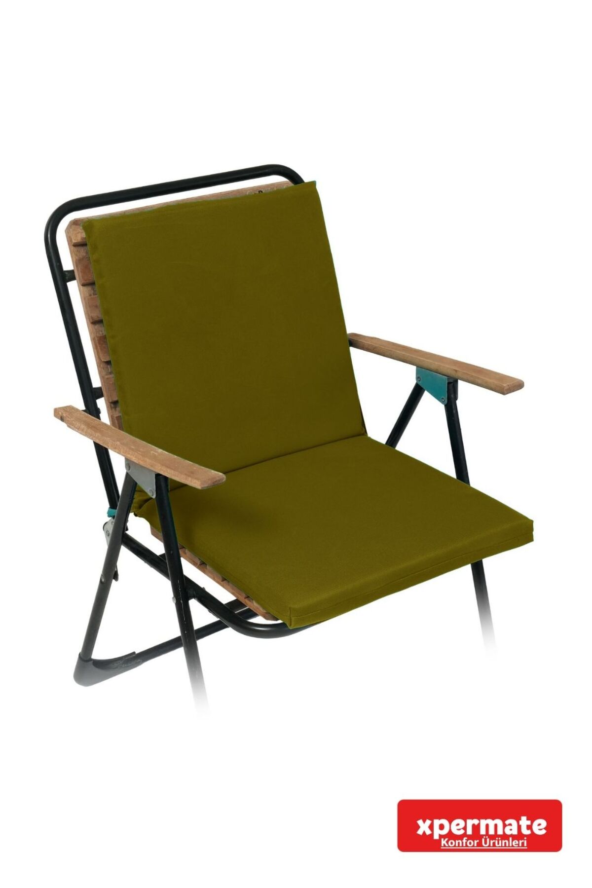 Backrest Chair Cushion Zippered Lace-up Washable Water Oil Repellent Garden Balcony 40x40 Turquoise