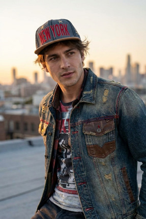 LAGRANZE Hipap Noir Avenue Cap