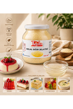 TİJDA Helal Sığır Jelatini 450 Gr