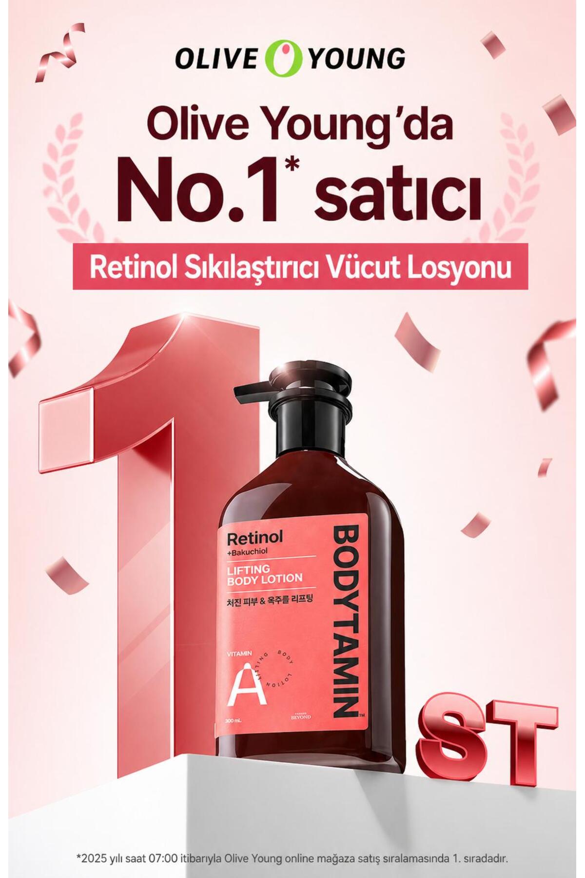 Bodytamin Retinol A Vitamini Bakuchiol Lifting Body Lotion Sıkılaştırıcı Losyon 300 ml — 10275461 — تصویر 2 از 4