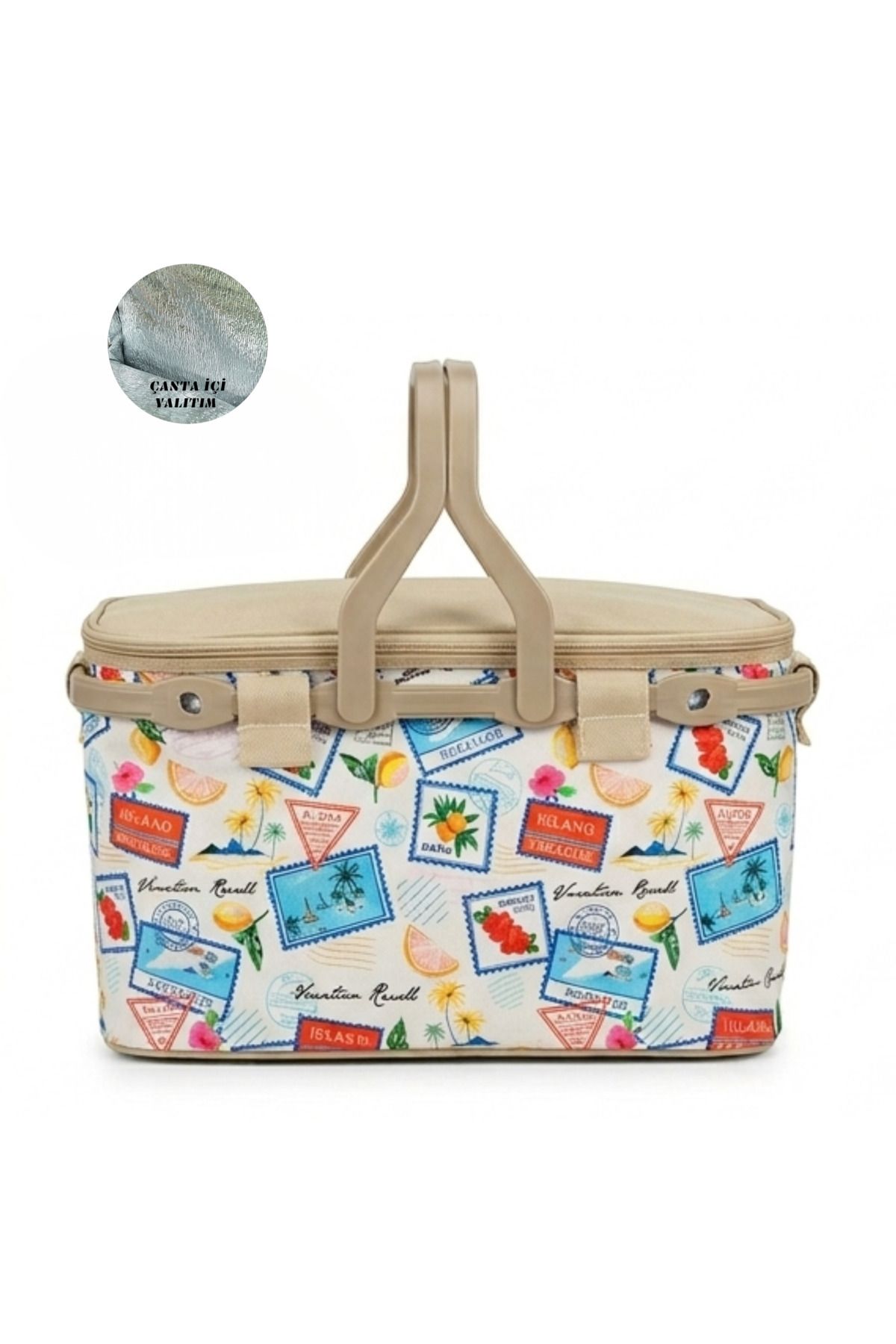 25 Lt Picnic Basket ( 1072 PİCNİC BAG )