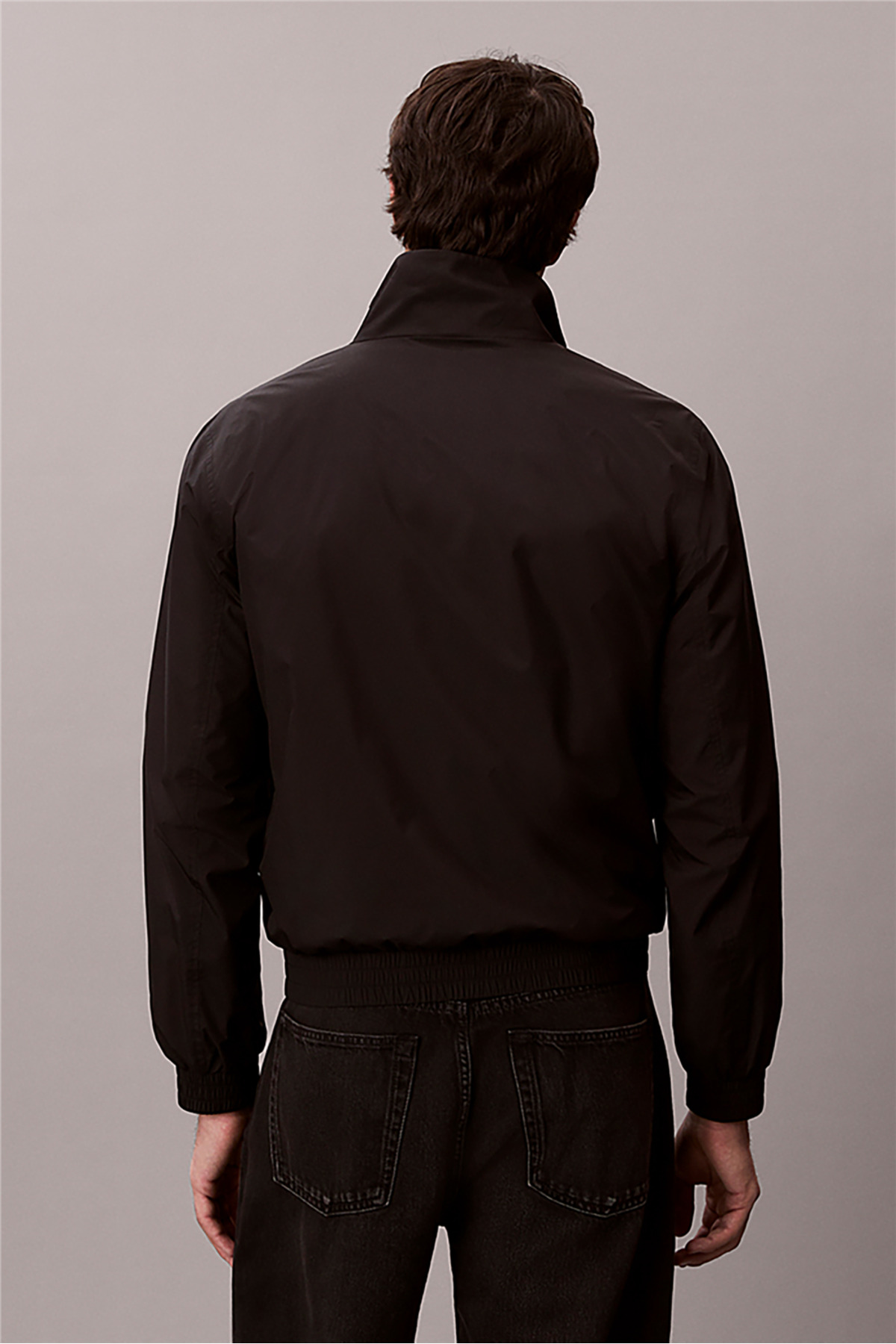 Calvin Klein Ls Unfilled Nylon Ha Erkek Mont Siyah görsel 4