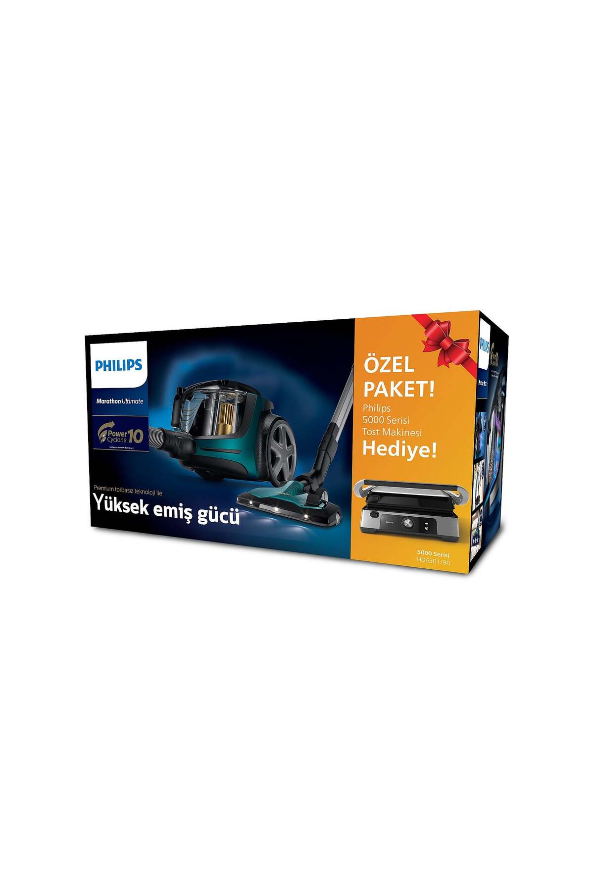 Philips XB9185/07 Marathon Elektrikli Süpürge HD6301/90 Tost
