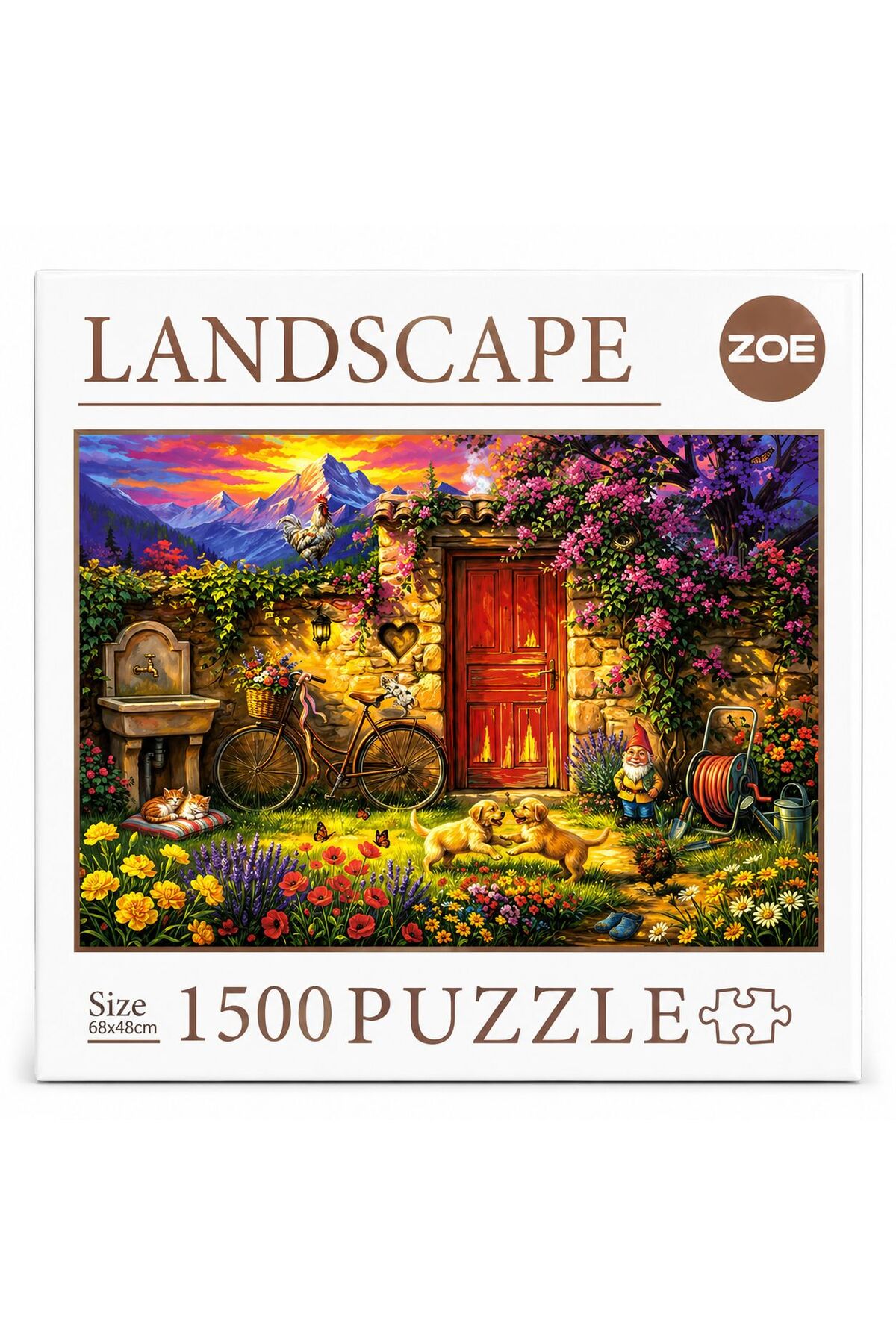 Zoe Puzzle 1500 Parça Masal Bahçesi Manzaralı - Fiyatı, Yorumları