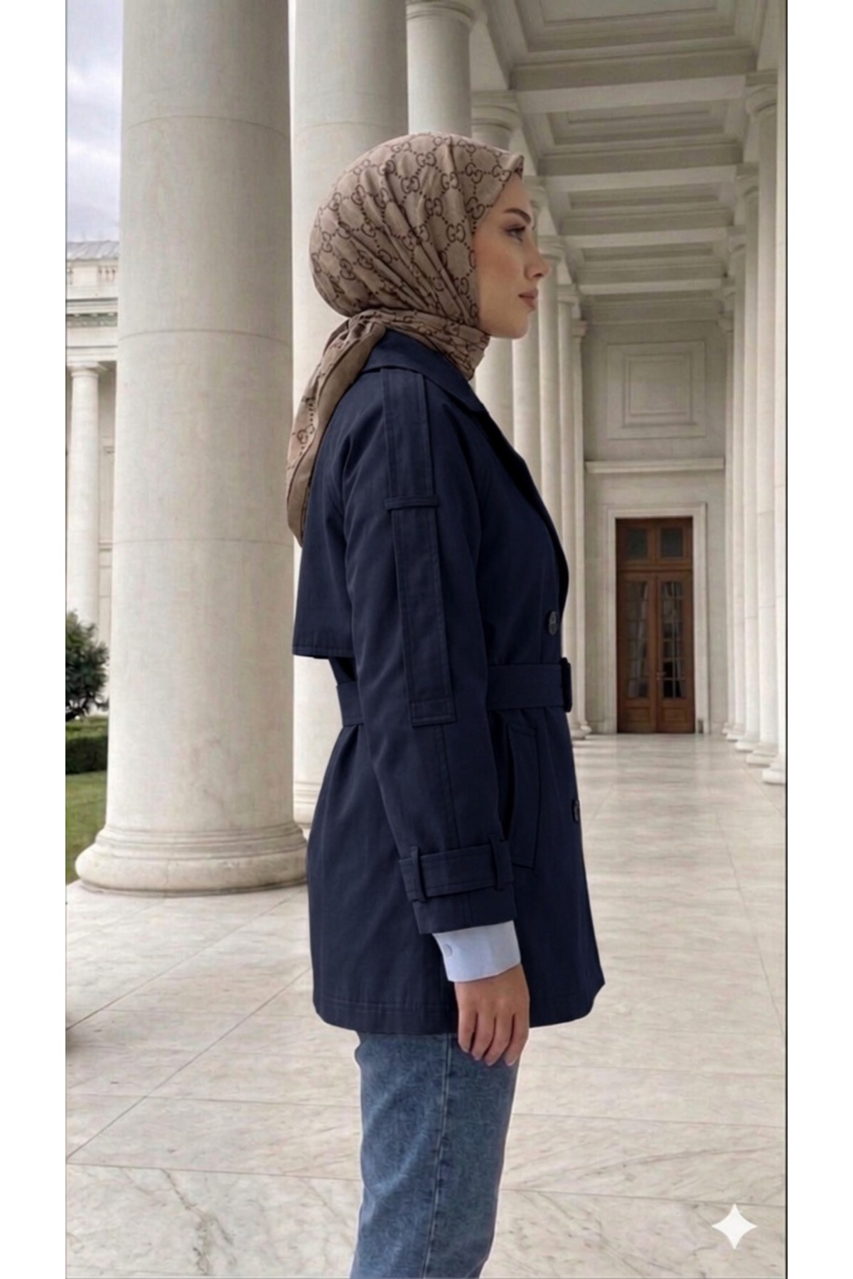 Gülsoy YENİ SEZON APOLETLİ DÜĞME DETAYLI CEPLİ TRENÇKOT görsel 4