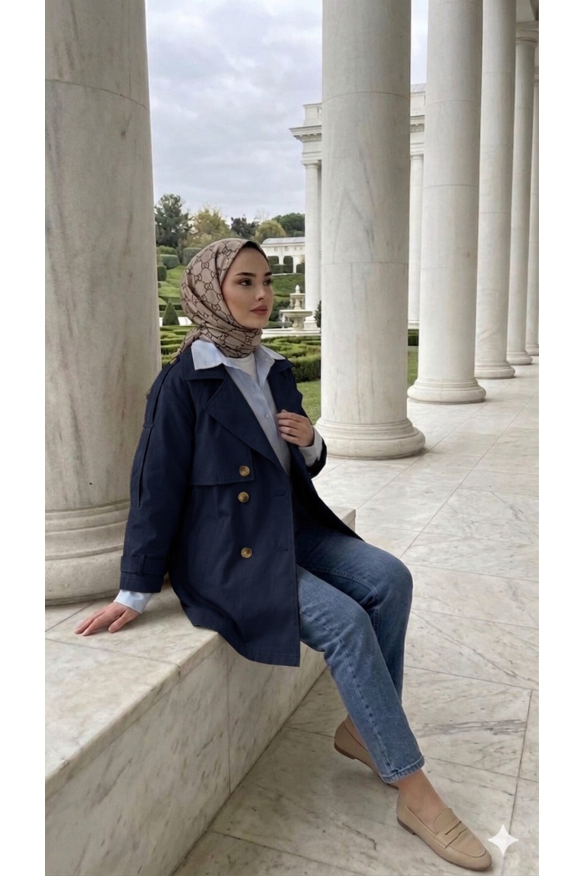 Gülsoy YENİ SEZON APOLETLİ DÜĞME DETAYLI CEPLİ TRENÇKOT görsel 5