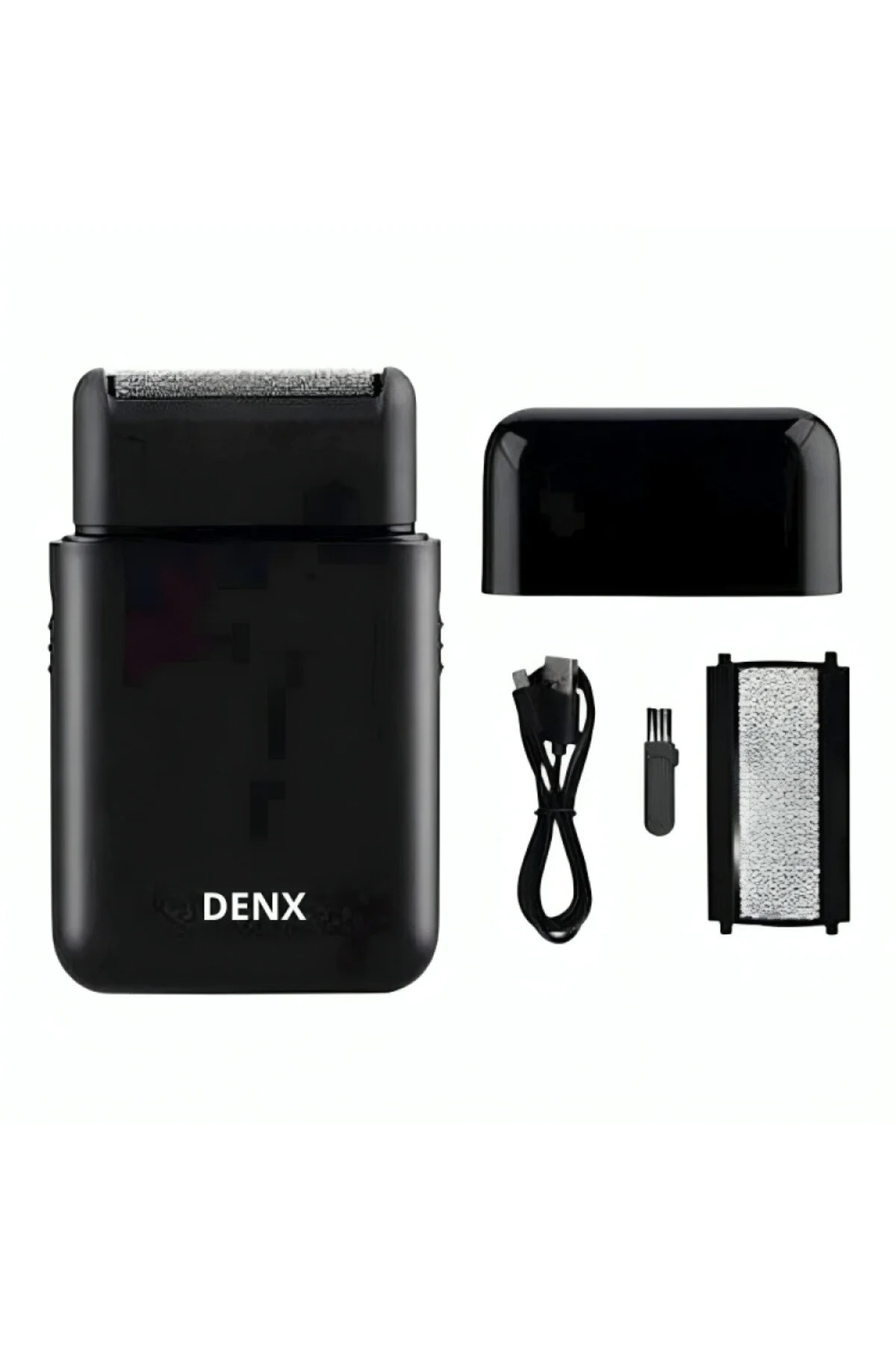 Denx DX1301 Compact Foil Shaver – Professional Travel Trimmer with Extra Replacement Head. no67890091, one size