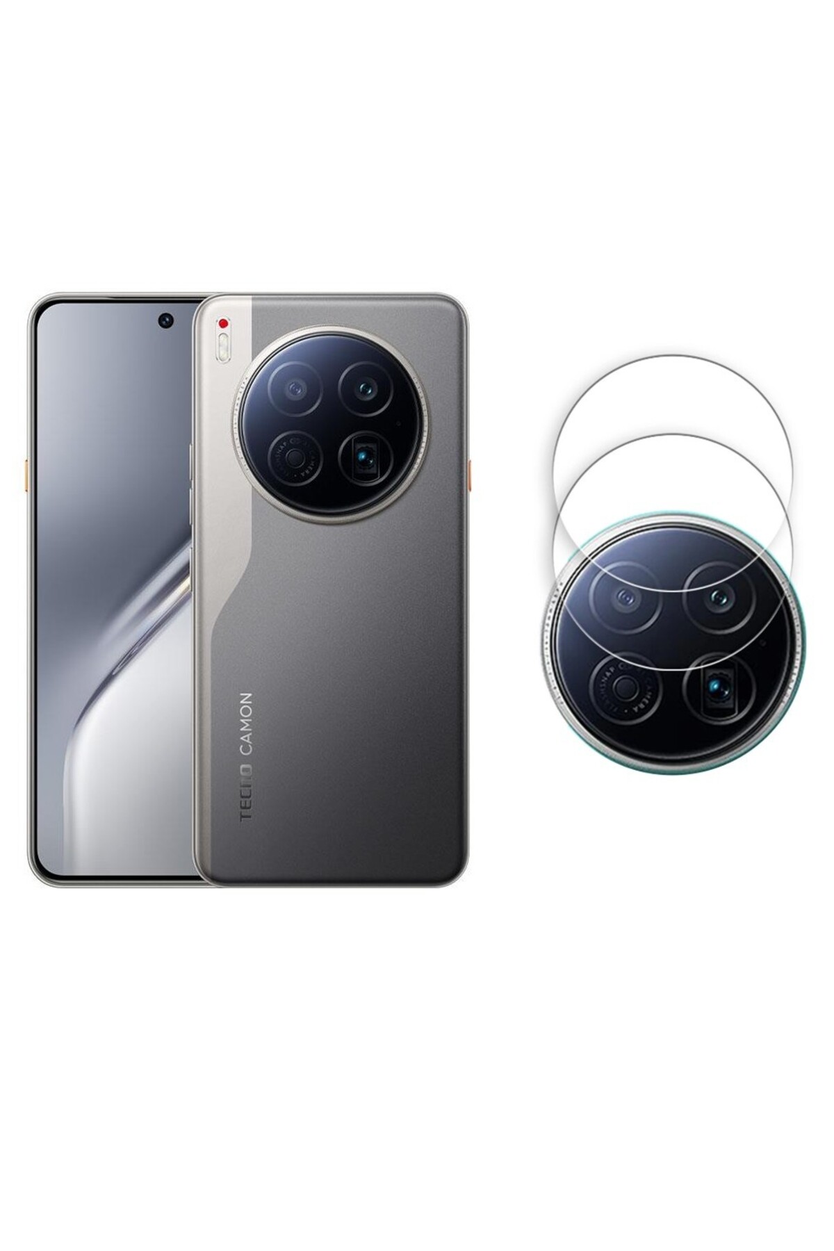 Tecno Camon 40 Premier Flexible Nano Camera Lens Protector (2 Pcs)