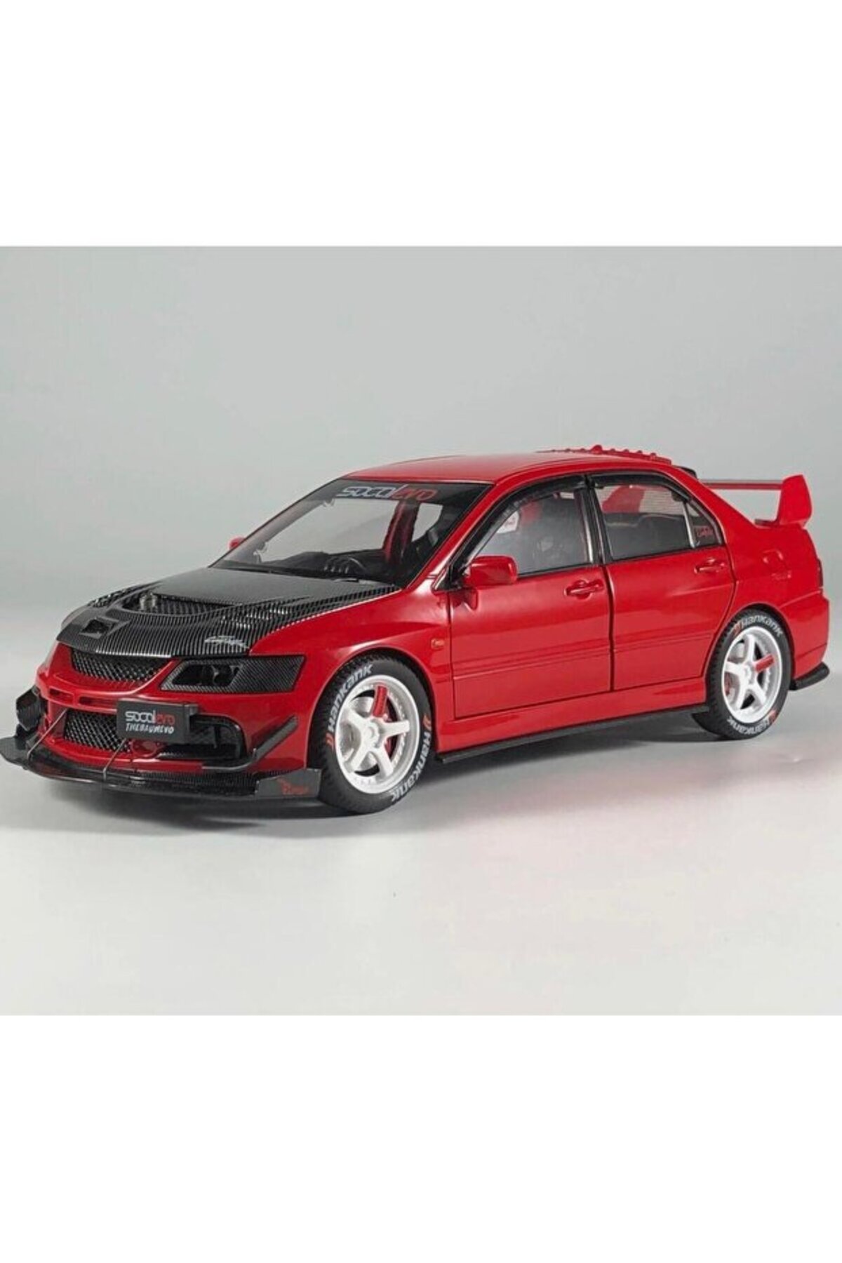 HOBBİEZ WORLD Mitsubishi Lancer Evolution Kırmızı 1/24 Model Araba