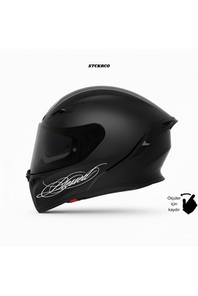 STCKRCO Blessed Yazı Sticker | Blessed Kask Stickerı | Kask & Grenaj Uyumlu P...