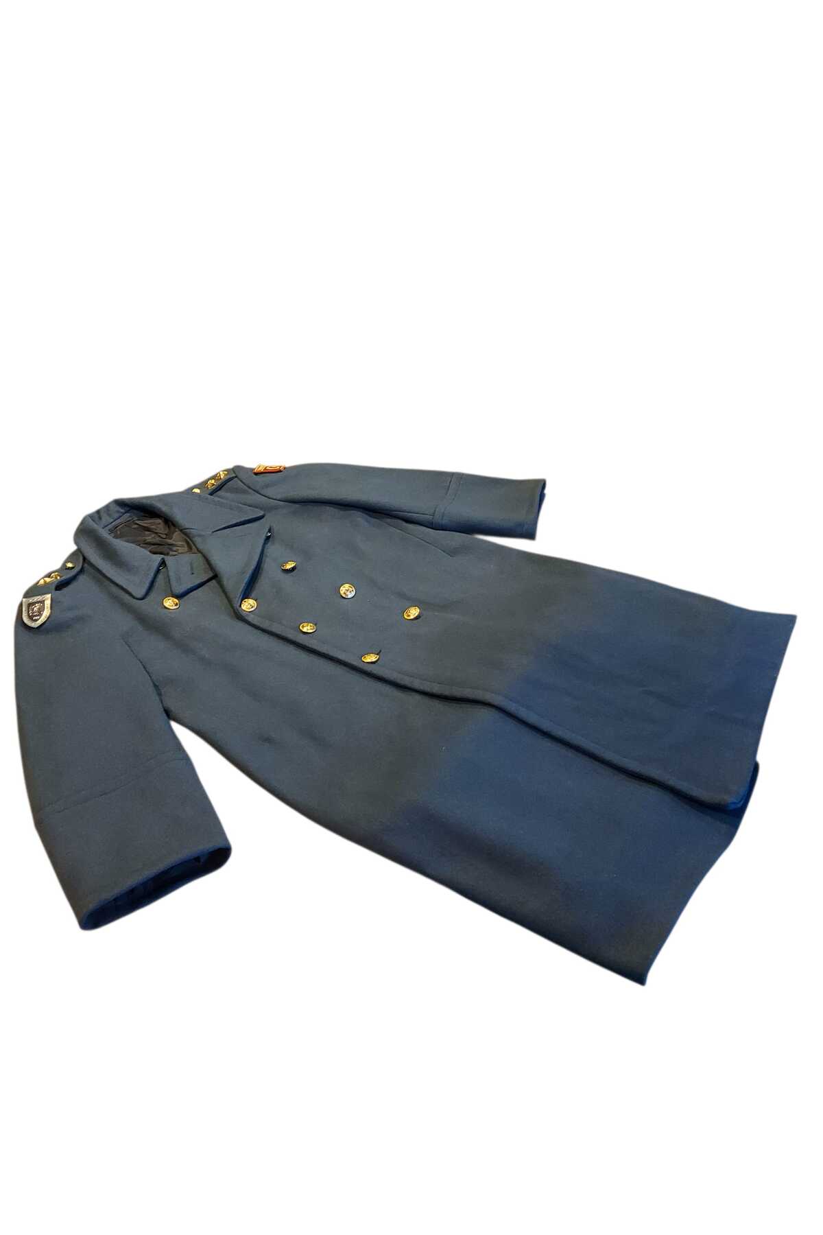 kho military design Gök Mavisi Renk Hava Kuvvetleri Yün Tören Kaput Sb. (Ütğm) (52/4-L Beden)