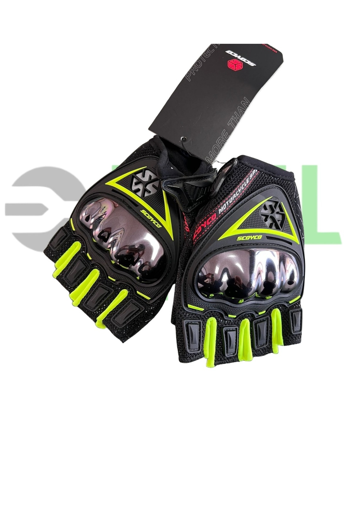 Scoyco MC44D-0575 Yarım Eldiven Neon Yeşil - Fiyatı, Yorumları