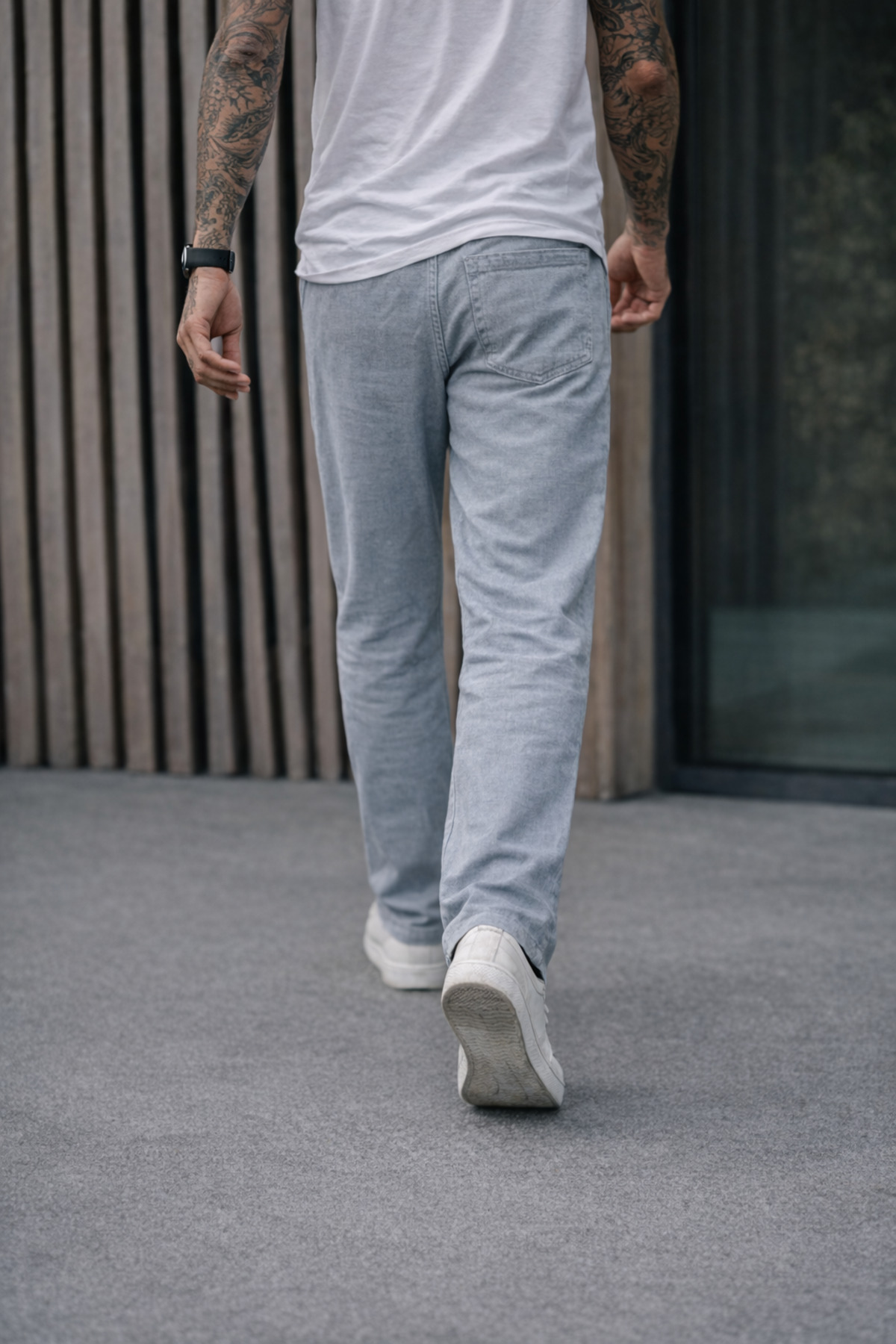 DAMGA JEANS 3 Adet Erkek Premium Yazlık Jogger Keten Pantolon görsel 7