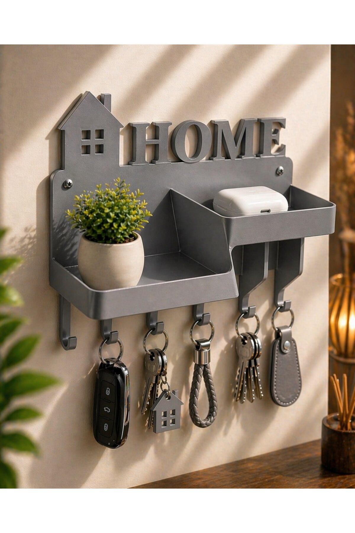 farist Modern Home Key Hanger and Entry Hall Rack Key Holder- Trendyol