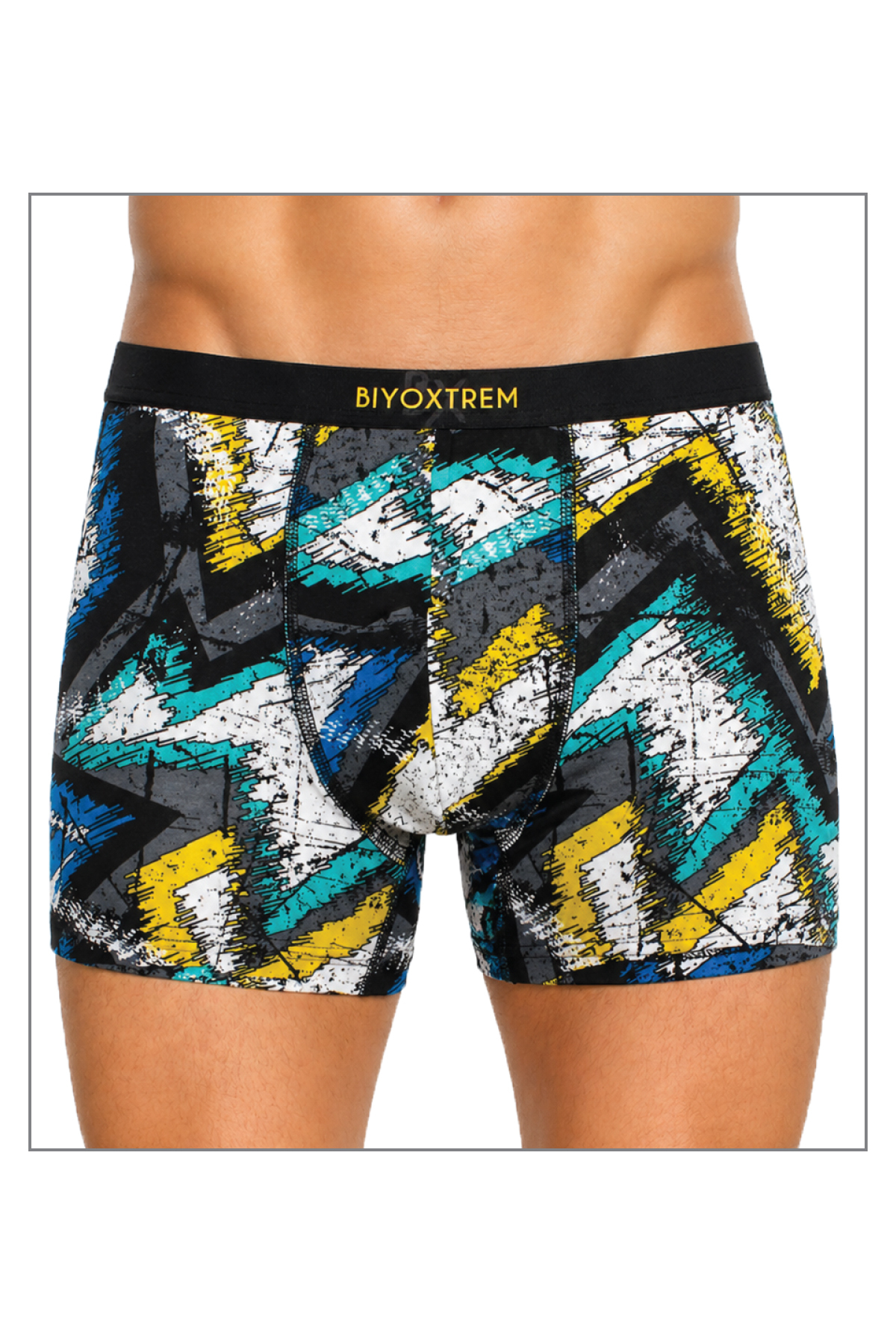 BİYO XTREME Erkek Desenli Boxer 5'li Paket Likralı görsel 6