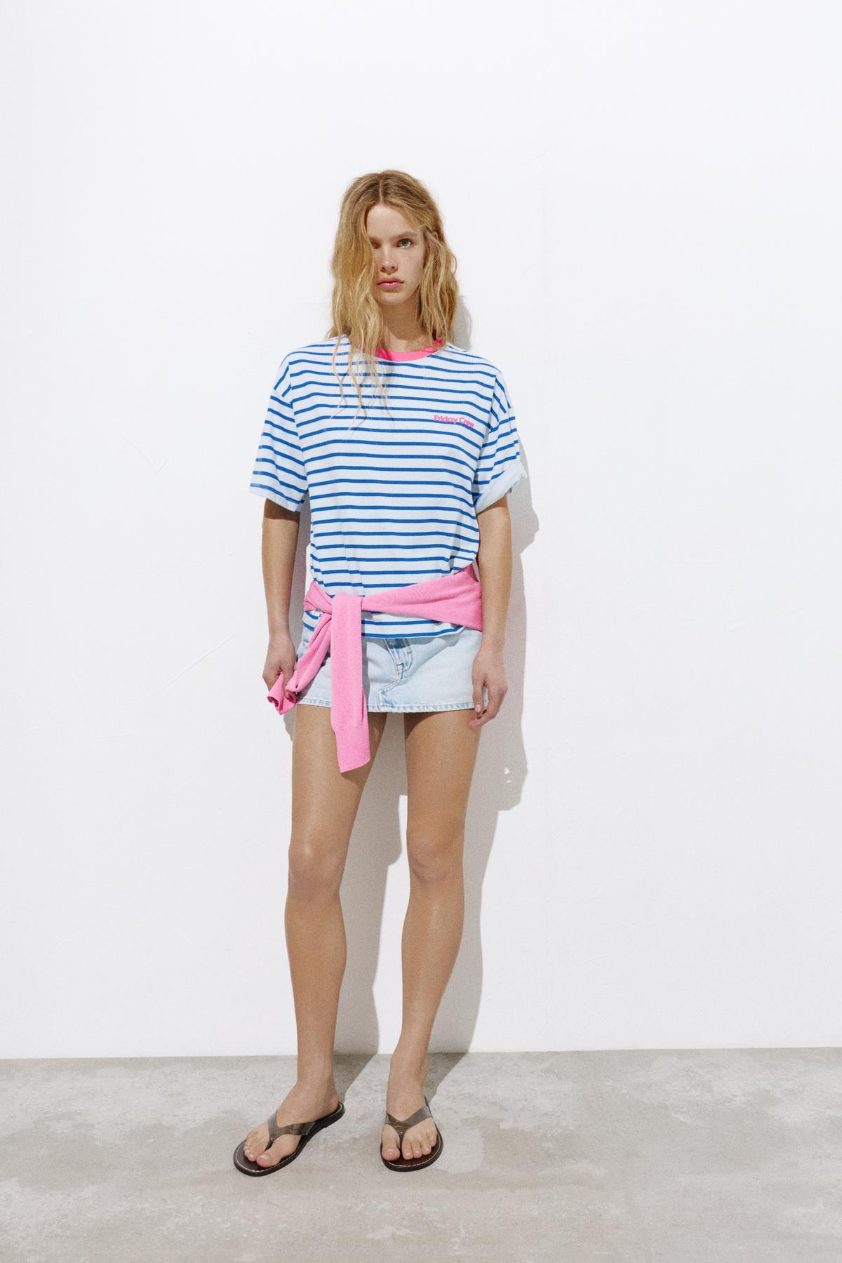 Striped Friday Crew T-Shirt