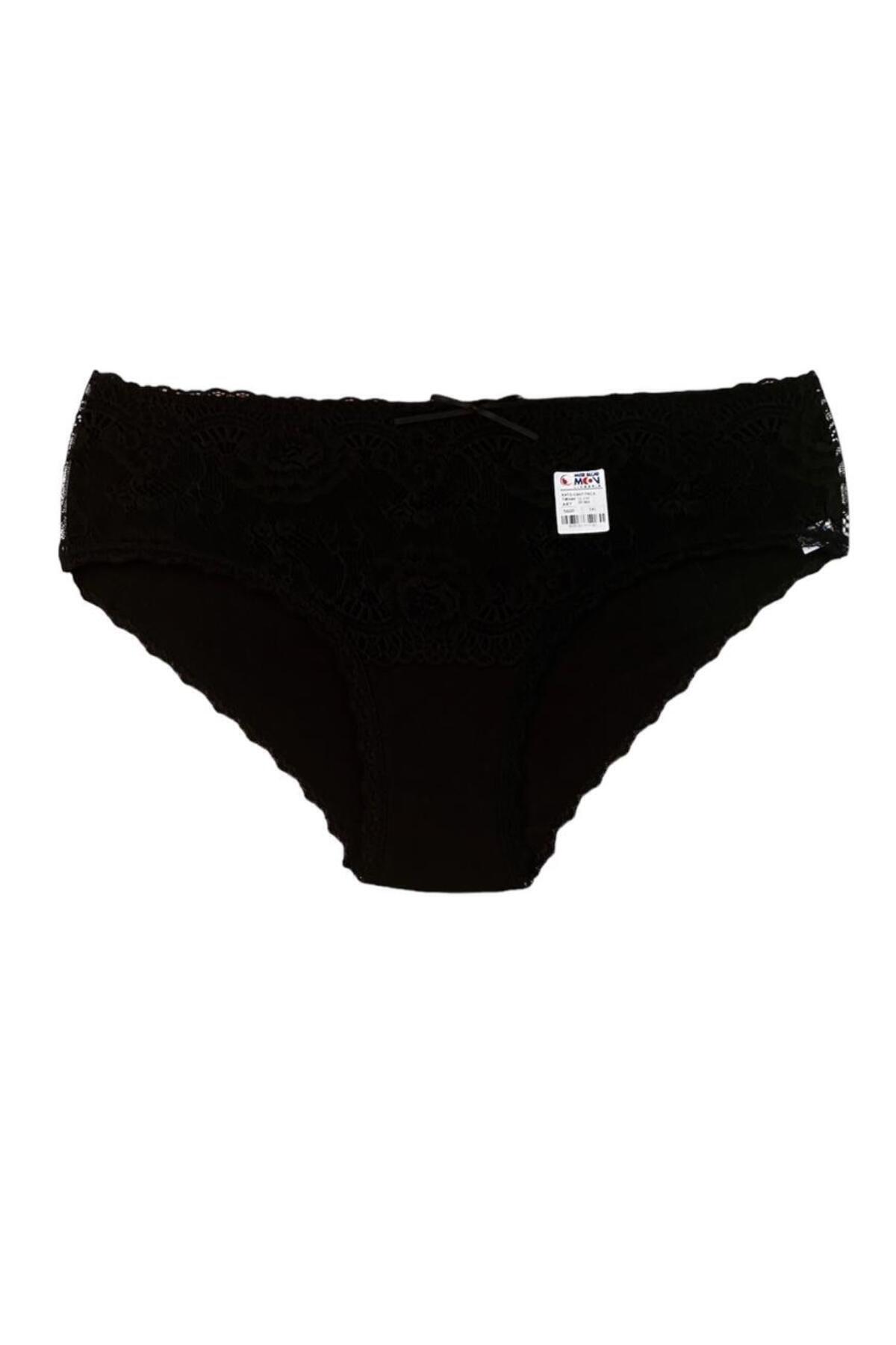 missblue moon Yüksek Bel Dantelli Bato 5'li Kadın Külot 5600 görsel 2