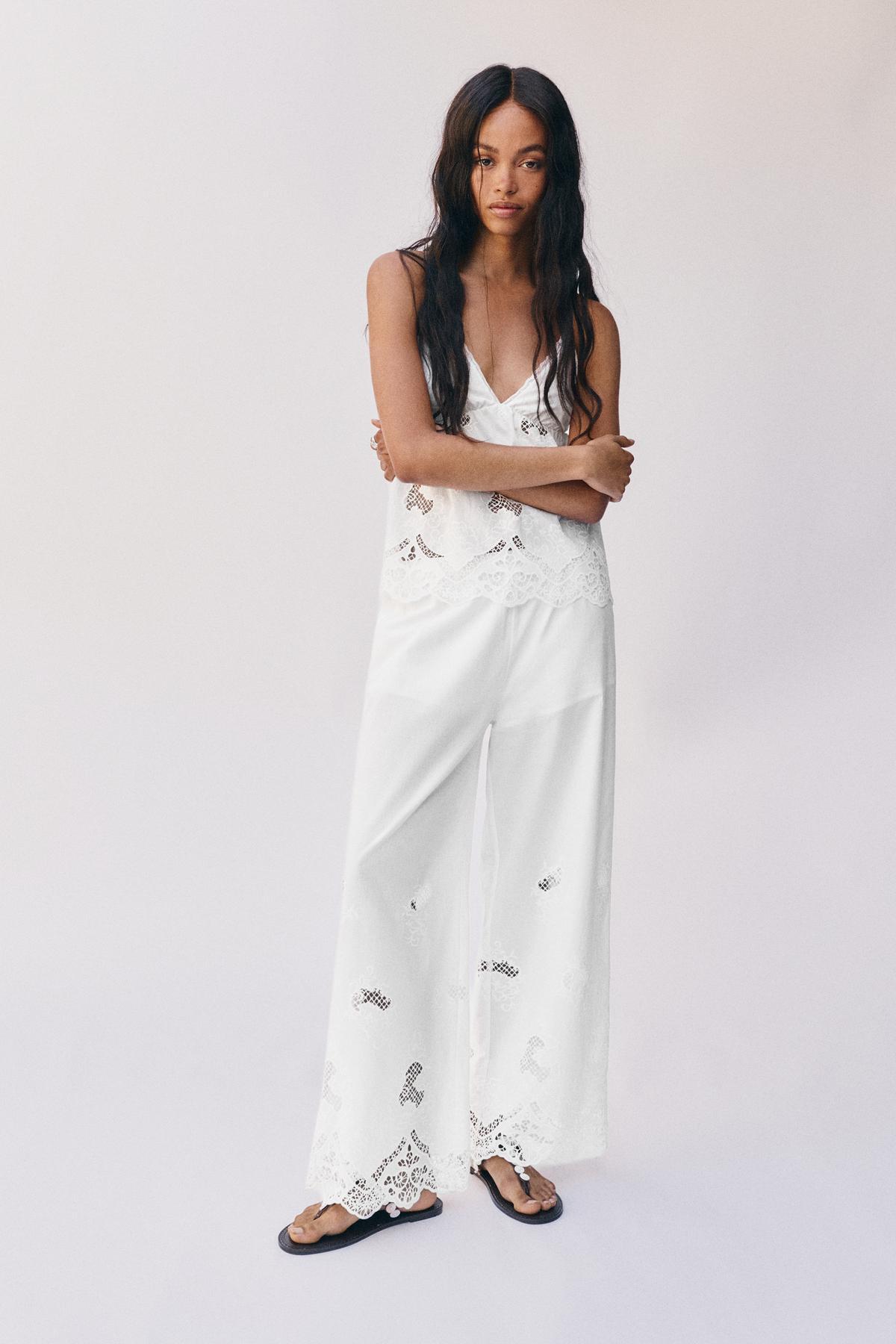 Embroidered Pants