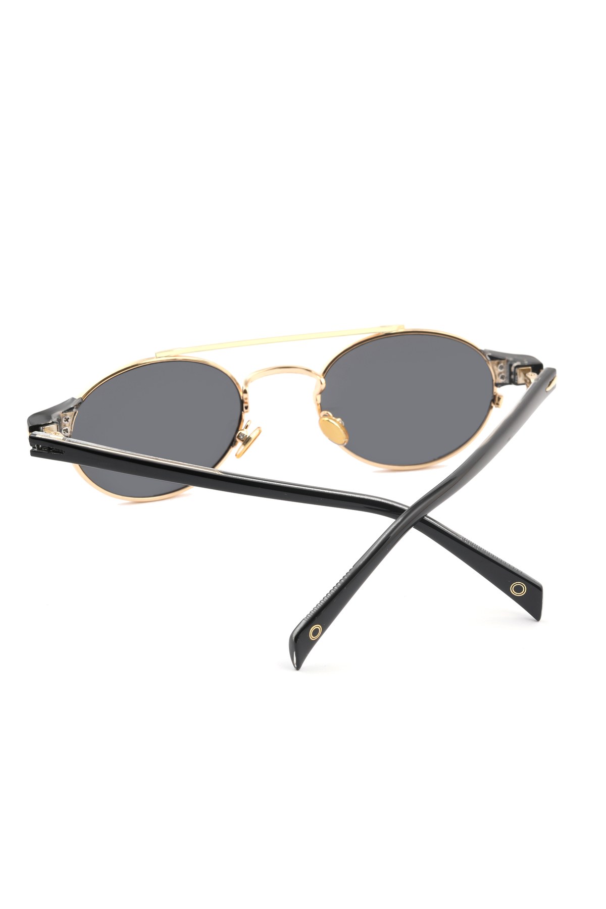 Ticarto Unisex Oval Gold Çerçeve Güneş Gözlüğü TCTGA002701G0362 görsel 5