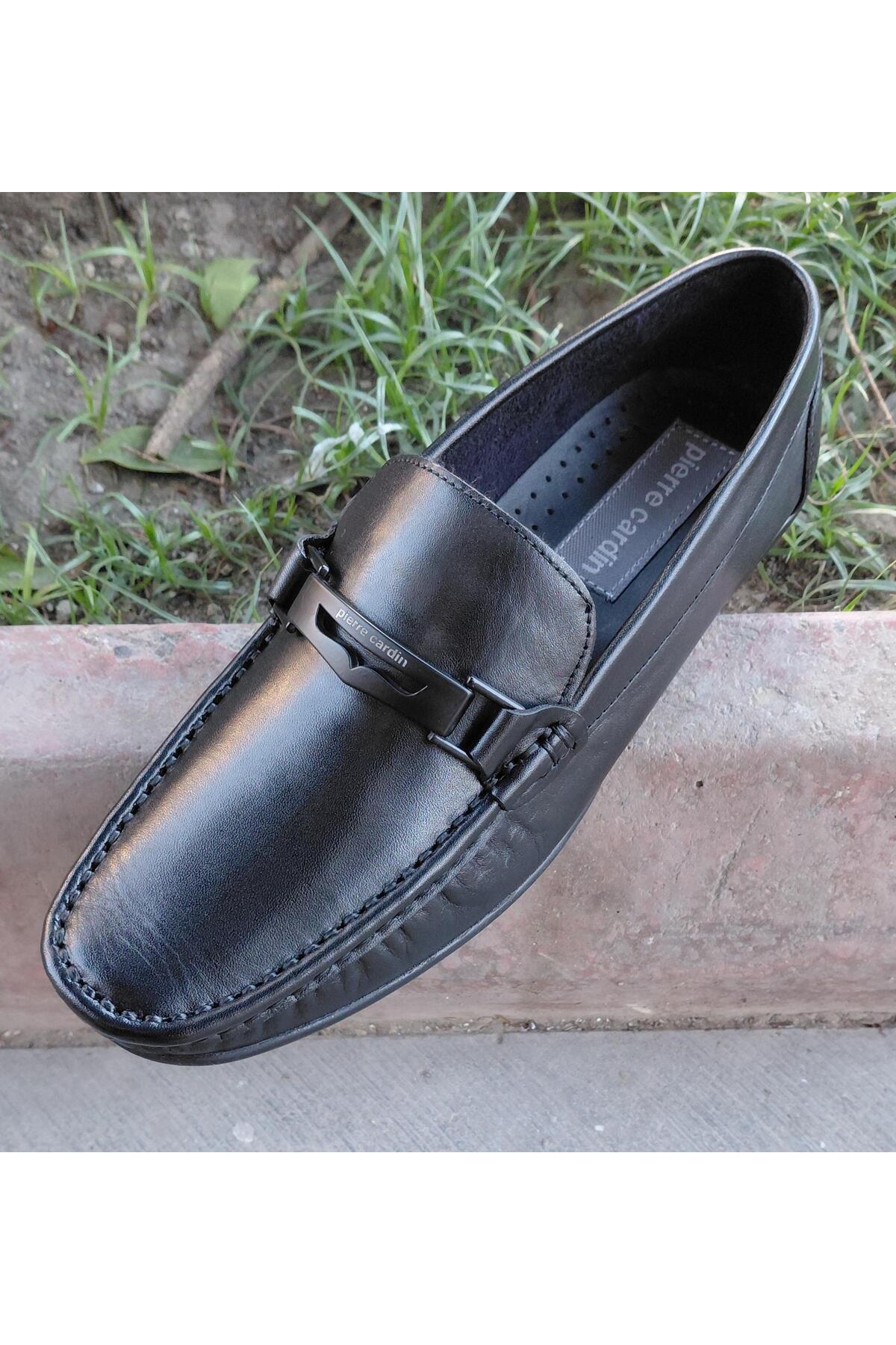 کفش راحتی مردانه چرم اصل PC-90232 پیر کاردین کفش لوفر Pierre Cardin