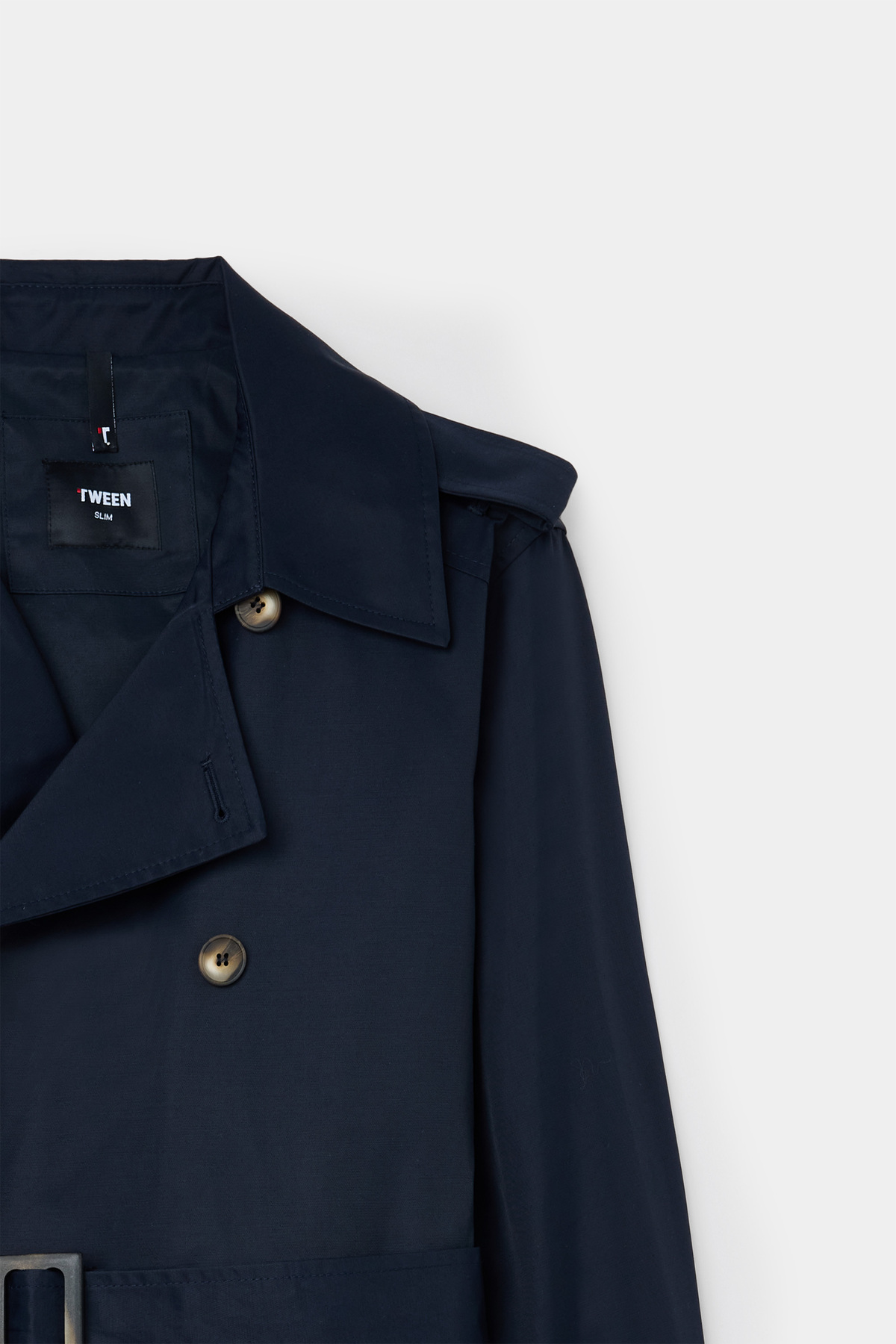 Tween Slim Fit Lacivert Pardösü/Trenckot görsel 6