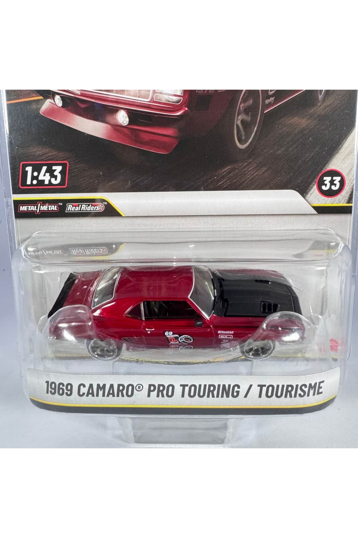 HOT WHEELS Premium 1969 Camaro Pro Touring / Tourisme 1:43 Model