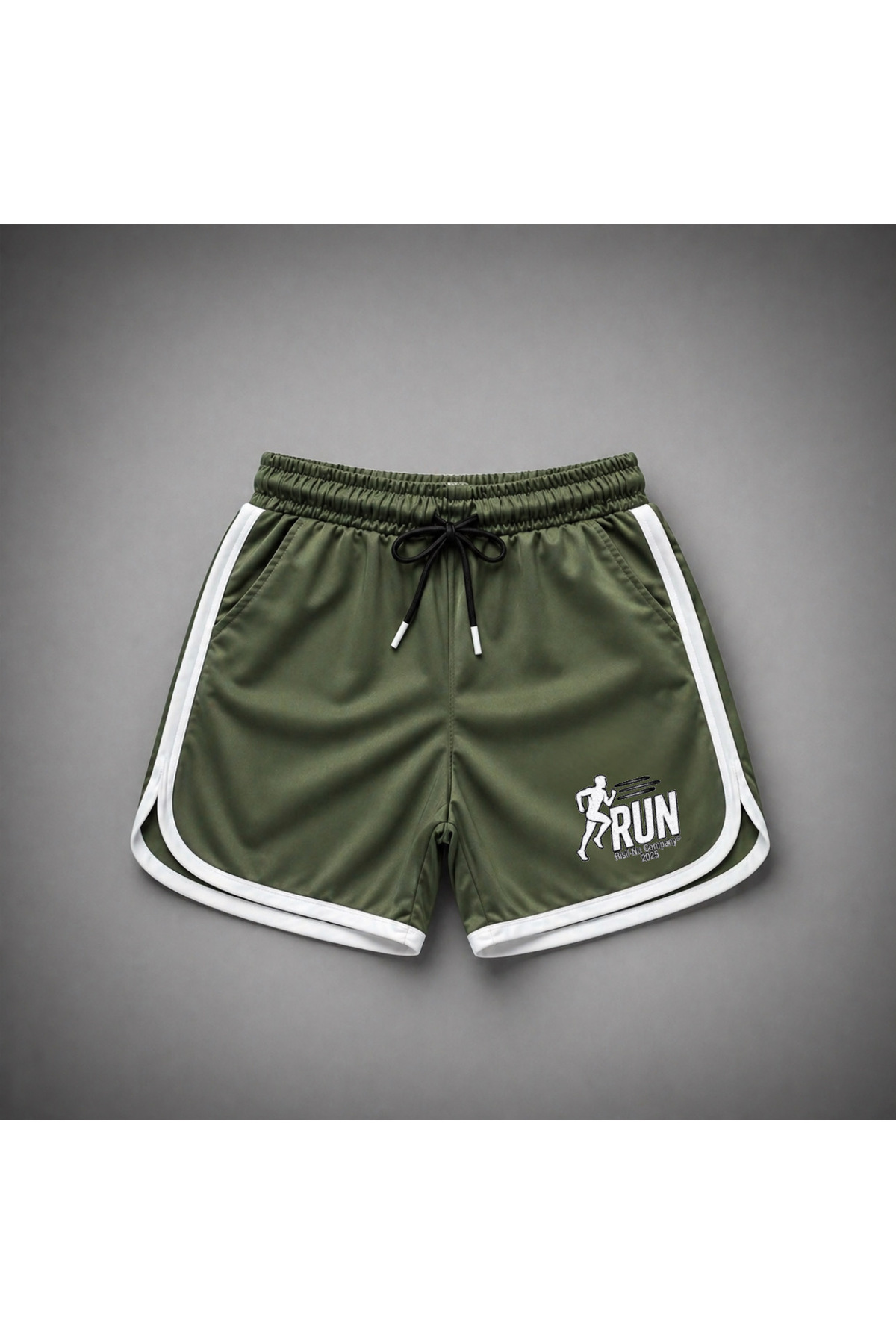New Season Premium Honeycomb Fabric Sports Run Daily Khaki Training Shorts