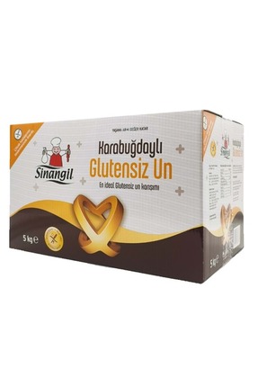 Sinangil Glutensiz Un 5KG (5000GR) Kutu Karabuğdaylı
