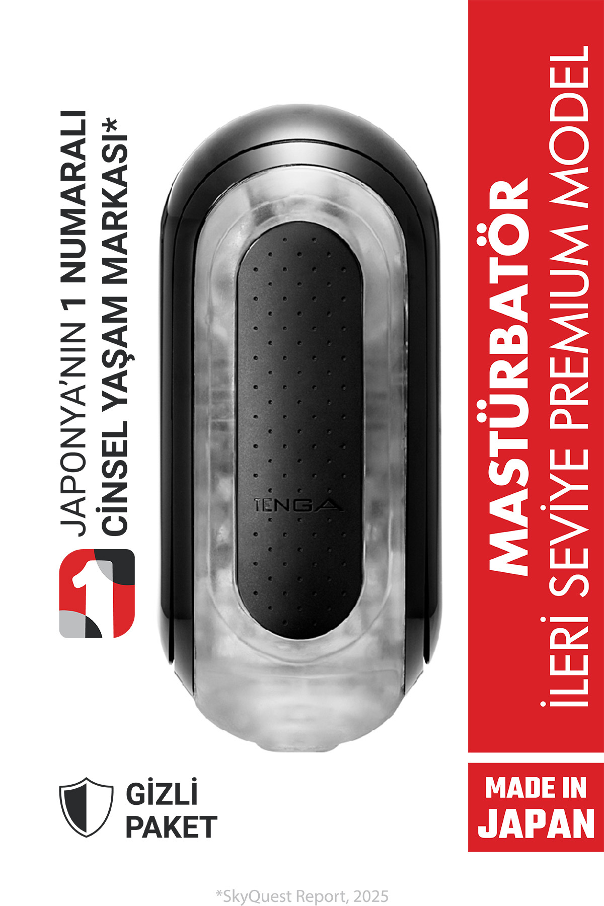weep ZEROZERO ウィープ ゼロゼロ zerozero Tenga Flip Zero Black (Erkeklere Özel, Uzun Süreli Tekrarlı