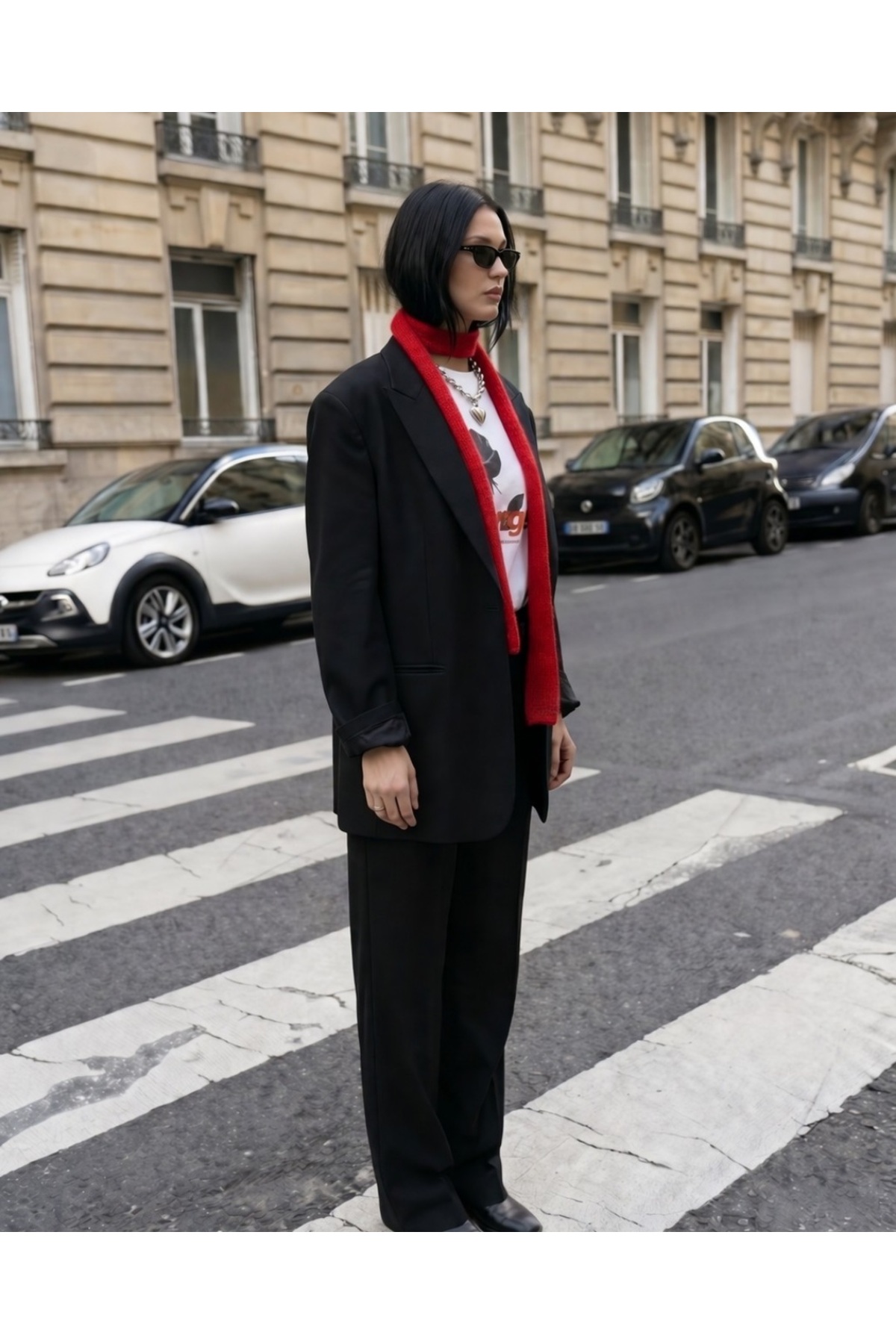 finea studio Finea Skinny Scarf Yün Atkı