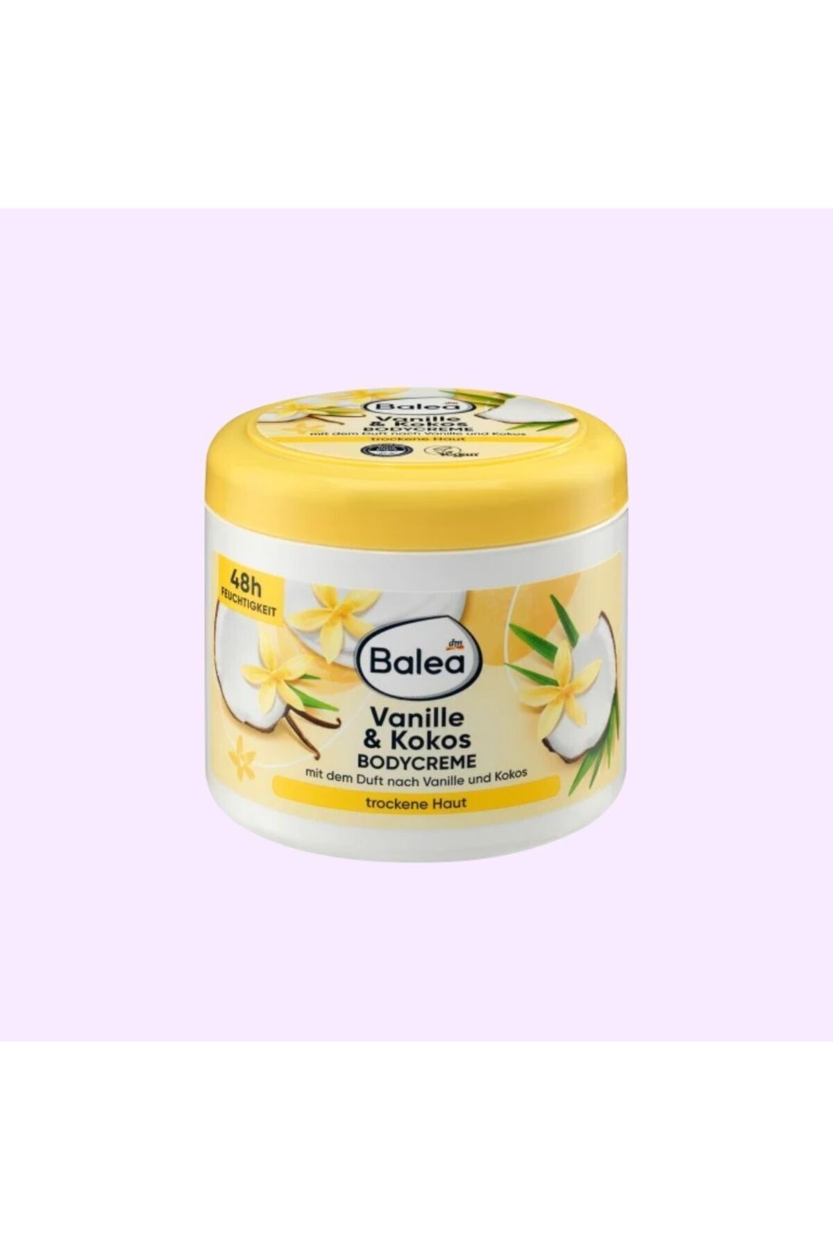 کرم بدن وانیل و نارگیل، ۵۰۰ میلی‌لیتر — CREAM_00801 — تصویر 2 از 3