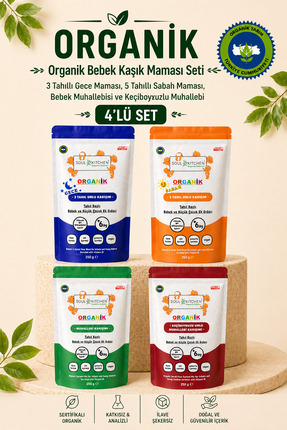 Soul Kitchen Organik Ürünler Organik Sertifikalı Bebek Kaşık Maması Tahıl Baz...